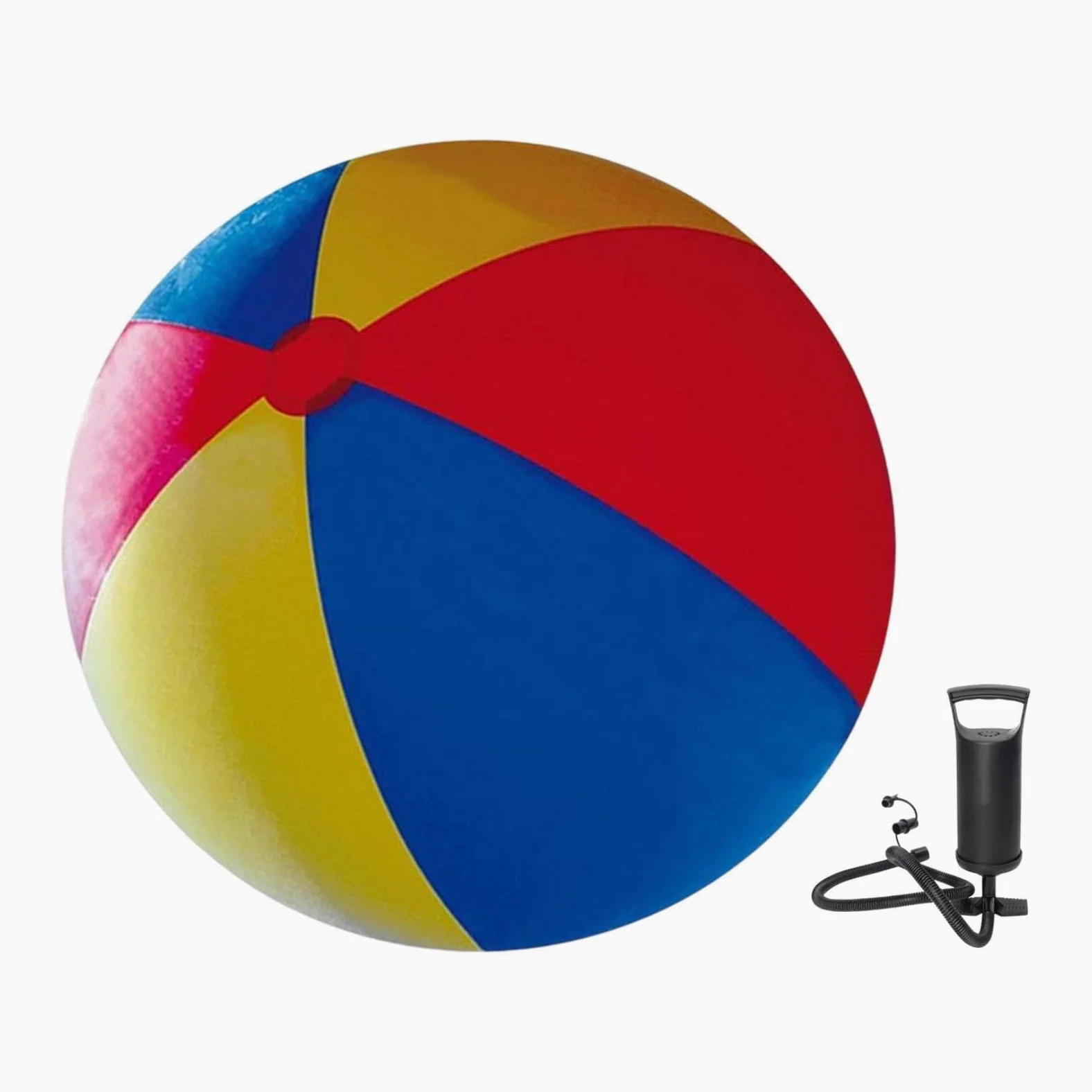 Pallone Gonfiabile da Spiaggia, per Piscina, per Esterni, in PVC, Pieghevole, Grande, Gioco Acquatico, Facile da Trasportare, Giocattolo Interattivo C, Diametro 130 Cm