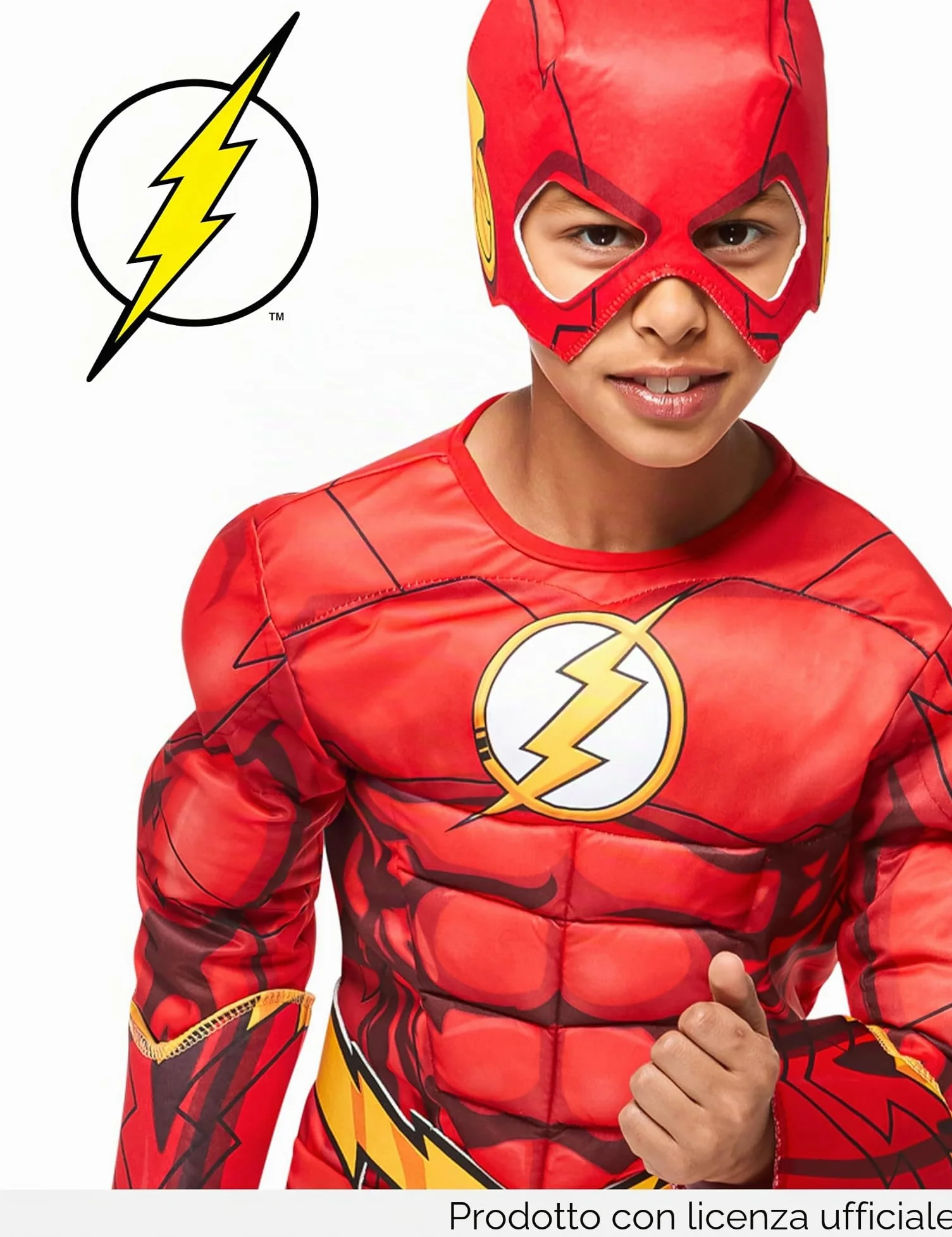Rubie's Costume ufficiale DC Superhero The Flash Deluxe per bambini