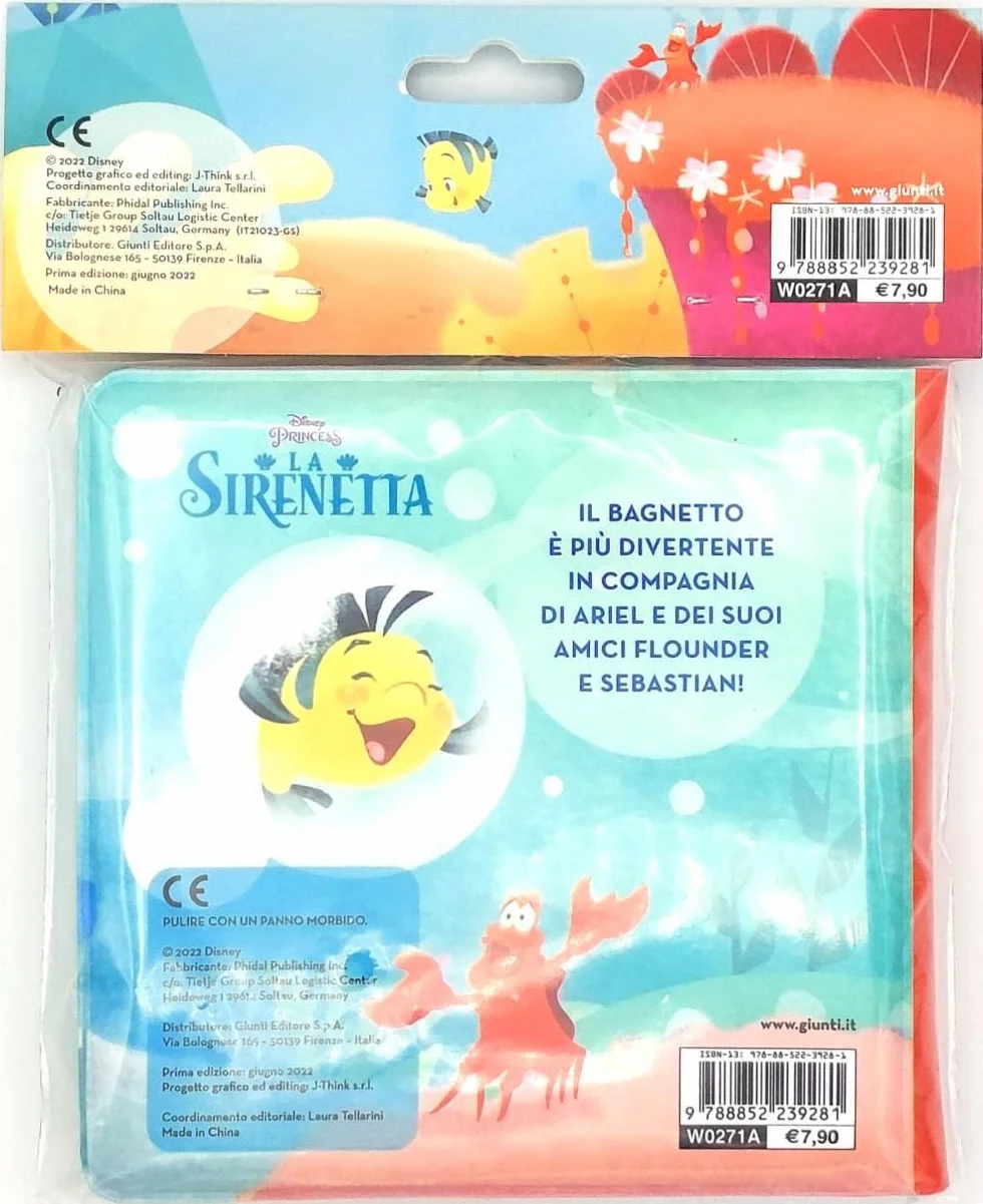 La Sirenetta. Il libro bagnetto