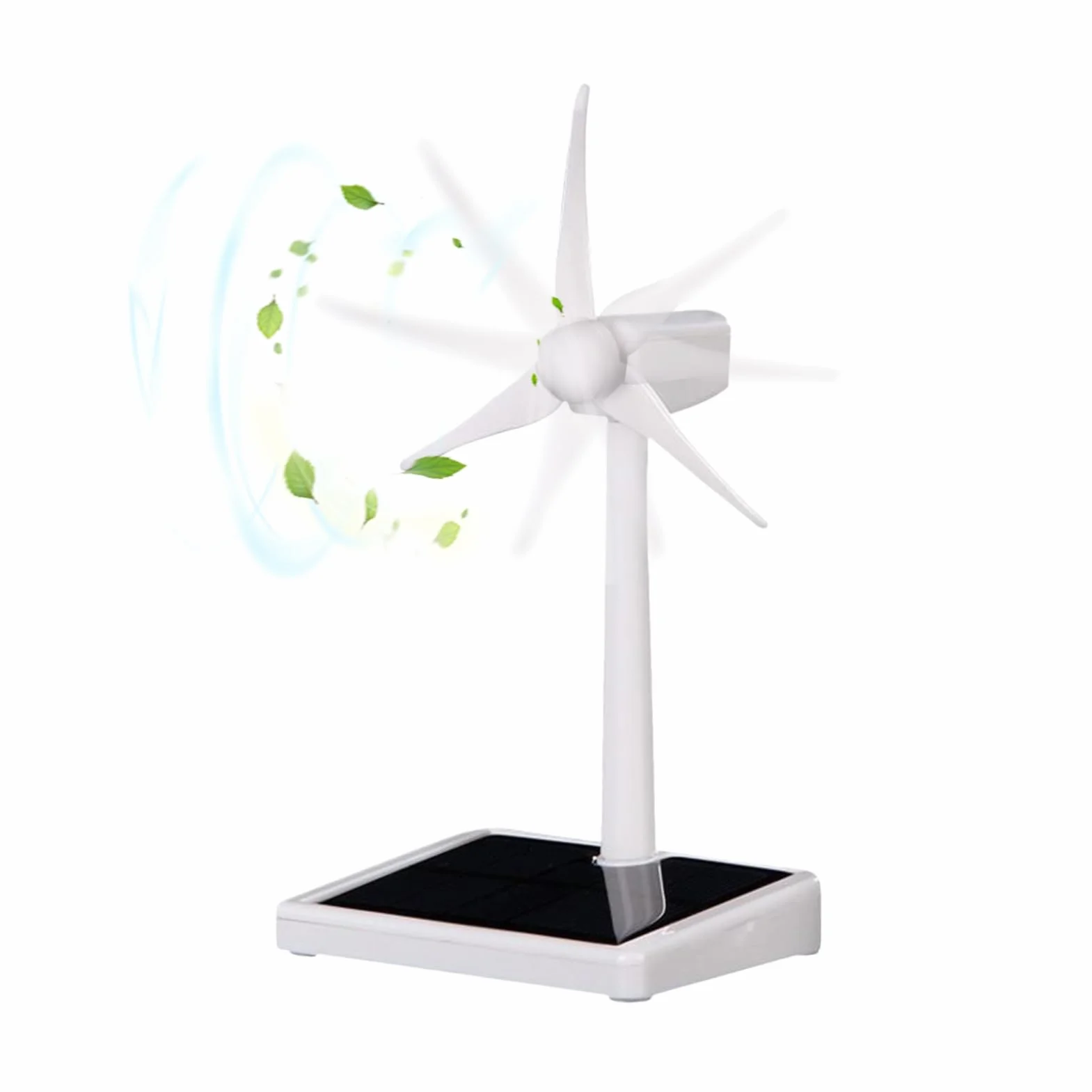 Mulino a vento ad energia solare kit scientifico energie rinnovabili ornamento rotante scrivania pannello fotovoltaico