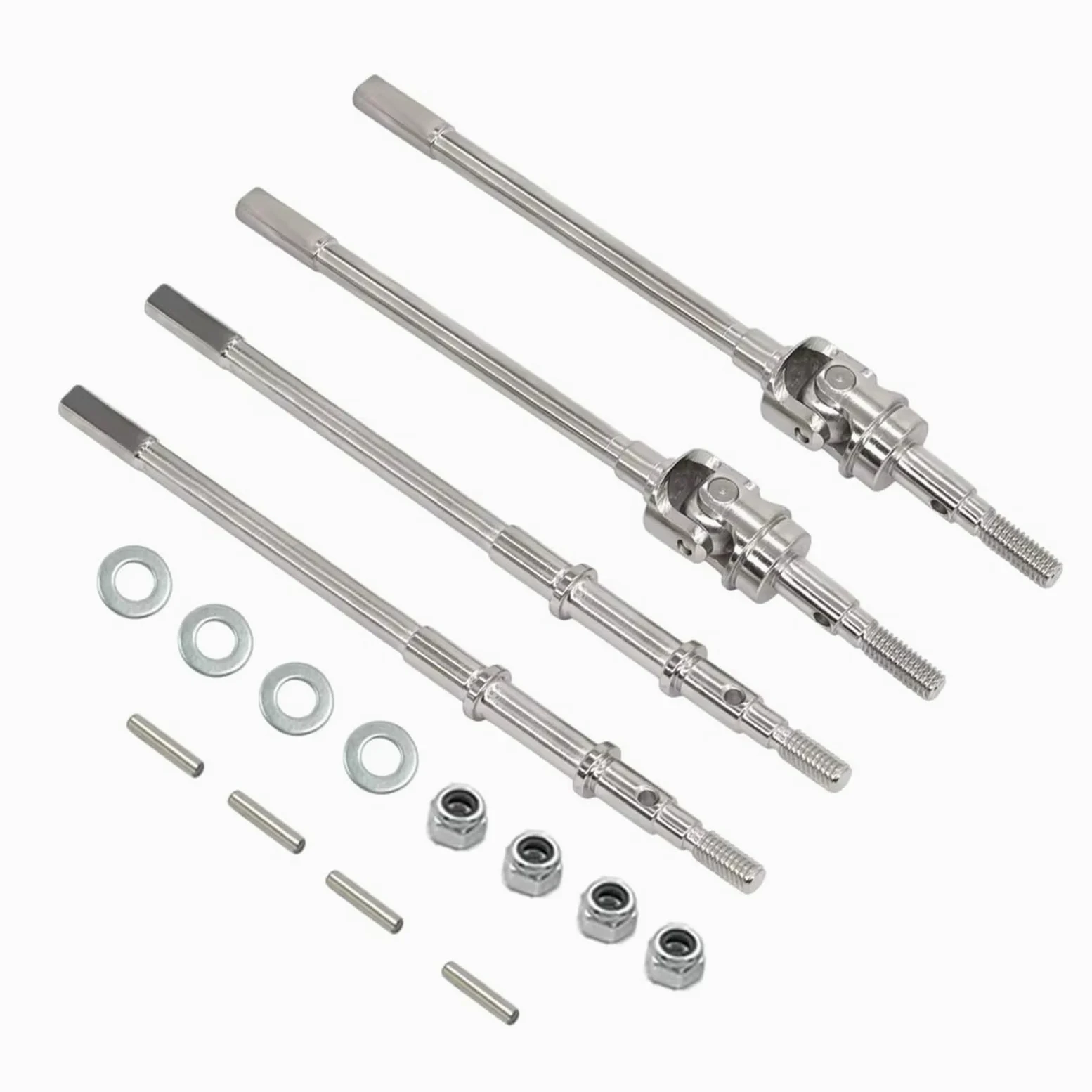 Compatibile Con Axial Per SCX10-II 90046 90047 Per Wrangler 1/10 RC Parte Auto CVD Albero Motore Dogbone Heavy Duty Per Universale AR44 Accessori