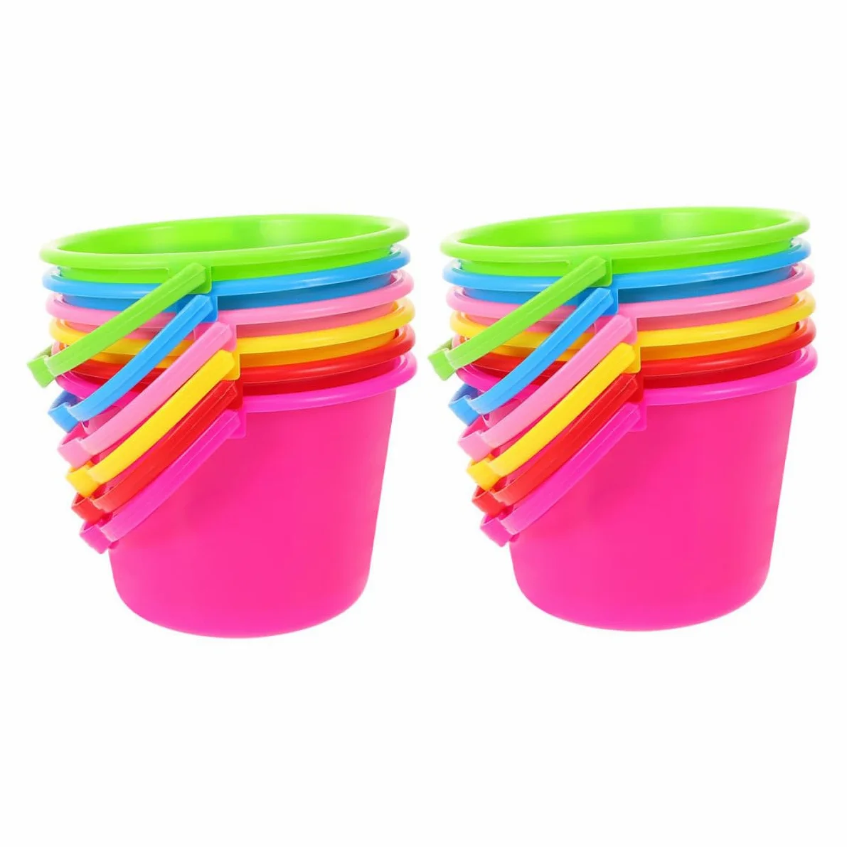 Secchiello Gioco Mare 12 Pezzi Ragazzo Ragazza da Spiaggia per Abs | Festa Estiva, Secchiello Resistente, Accessori da Spiaggia per Giardino e Sabbia, Set Versatile per Ragazzo Ragazza