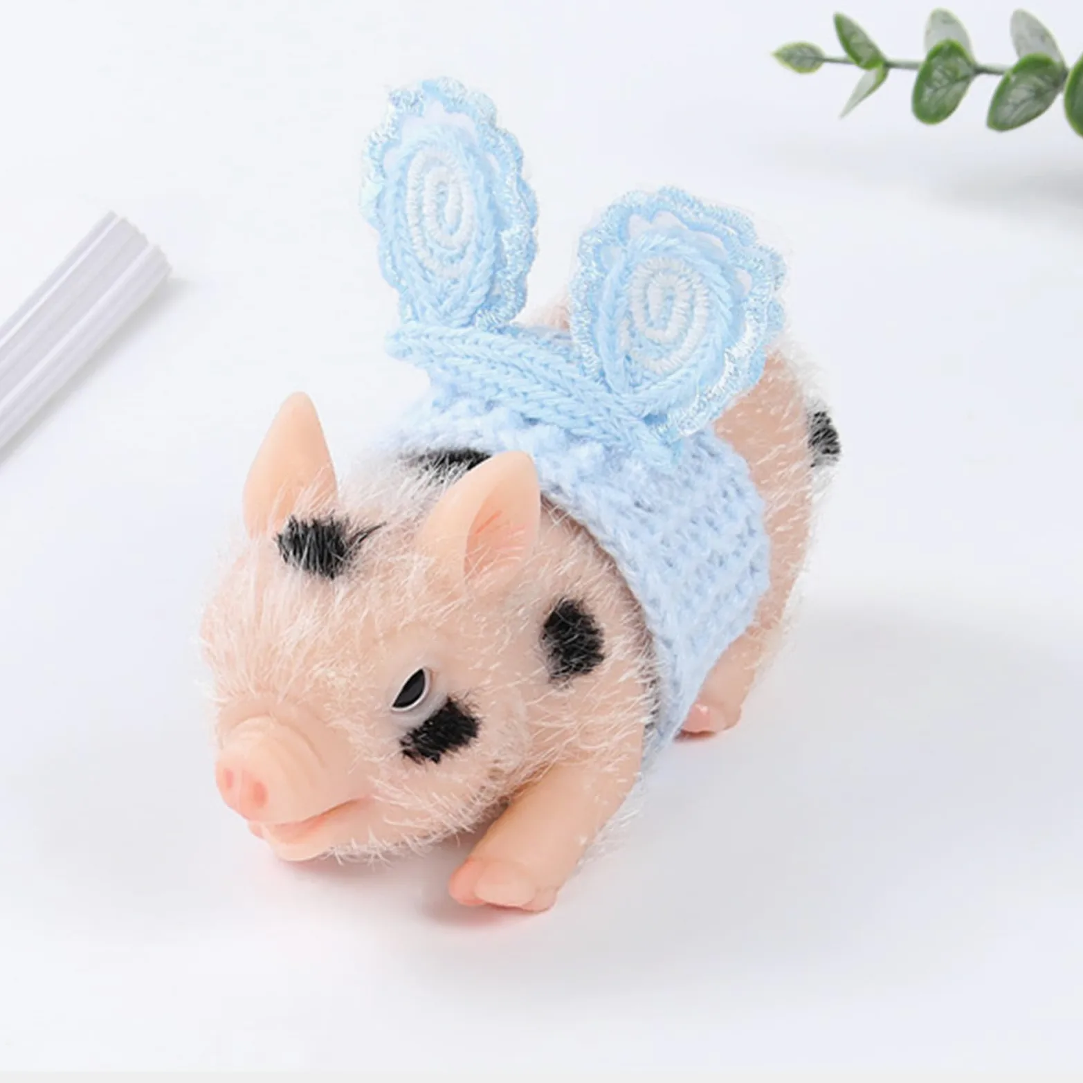 Giocattoli animali da bambino, suonare animali Pigletti realistici in | Birthday Christmas Stocking Stuffer, divertenti decorazioni per la casa per ragazzi ragazze