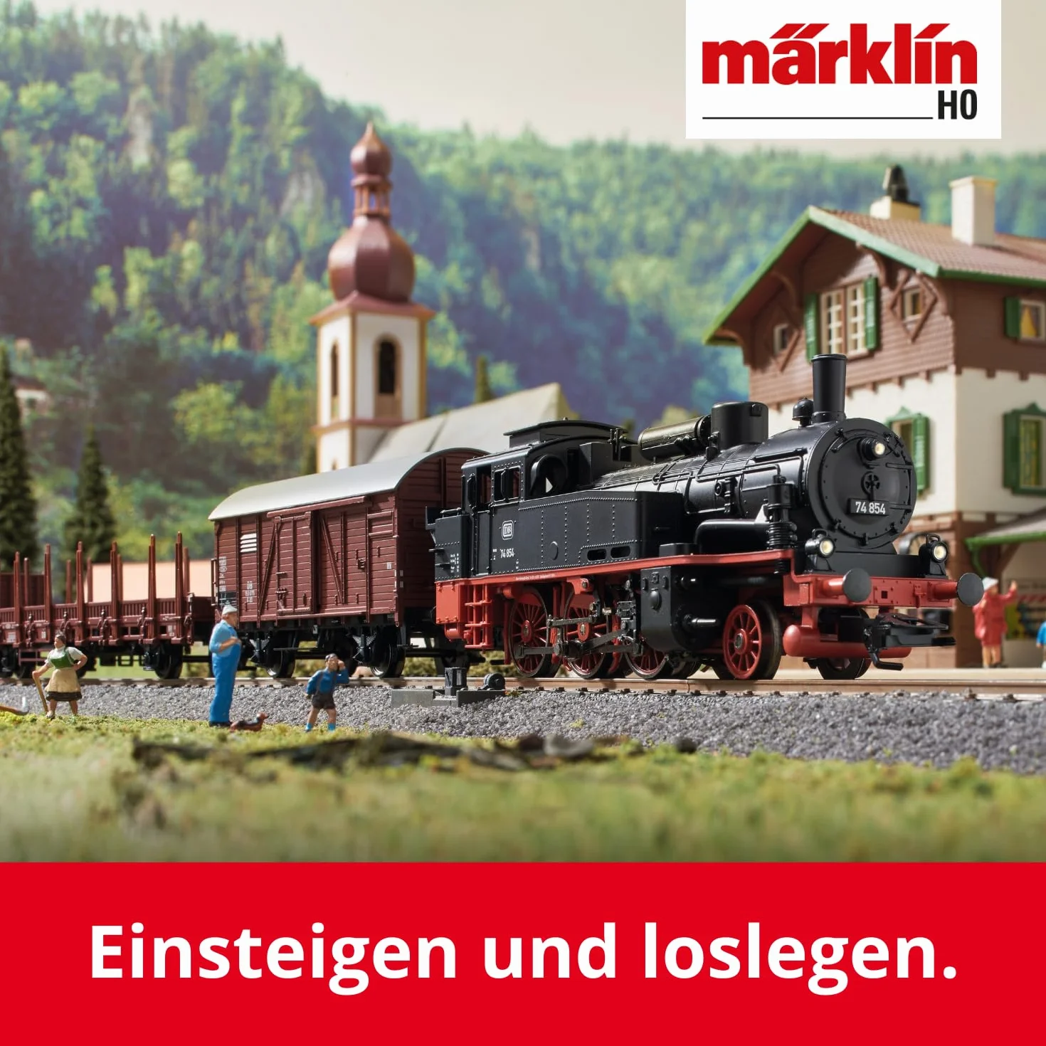 Märklin 29074, Set di Base modellismo Ferroviario BR 74