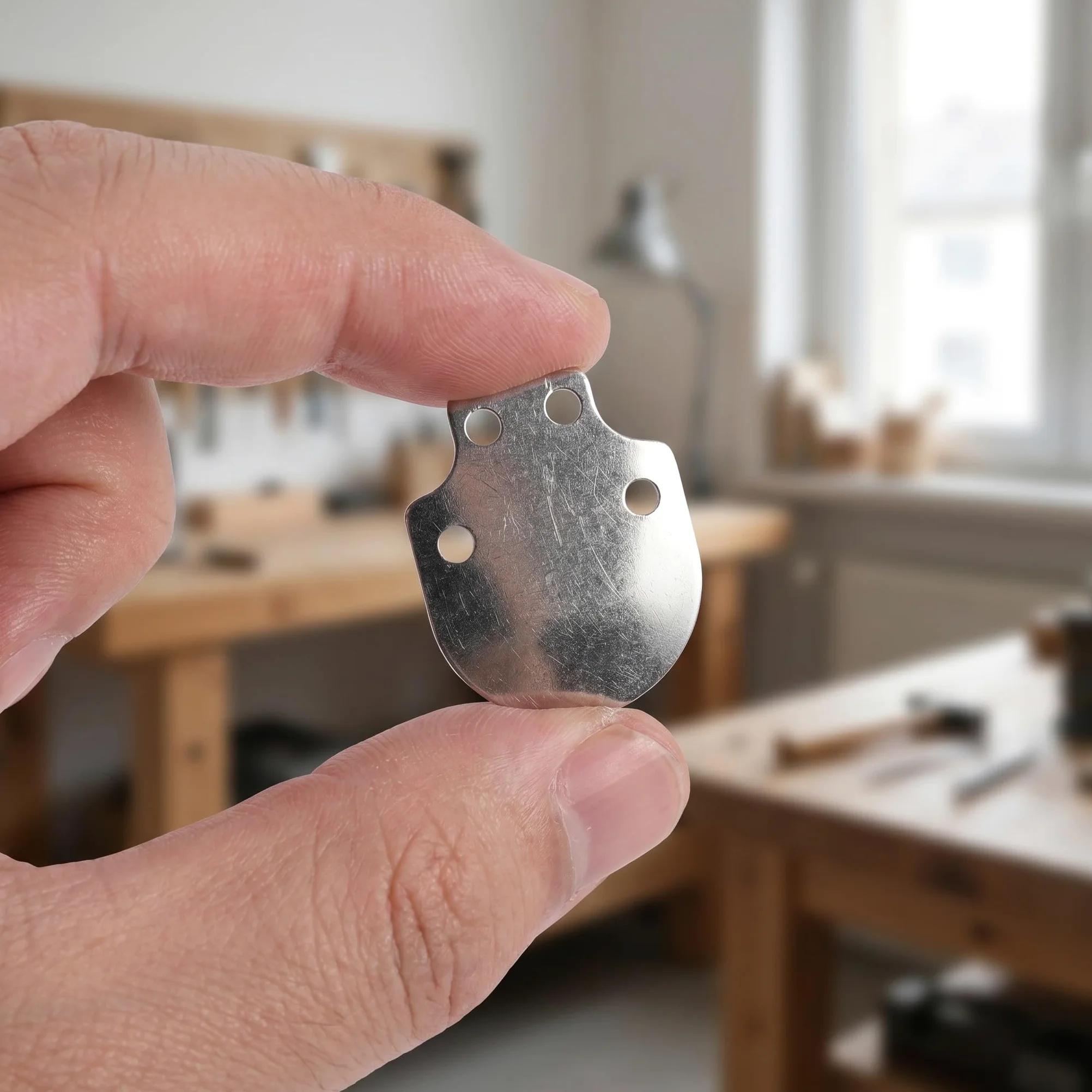 100 Pezzi Scaglie Medievali in Acciaio Inox Argento per Costumi e | Design a Squama di Pesce, Facili da Rivettare e Cucire, Sostituibili, Leggere per Halloween e Rievocazioni