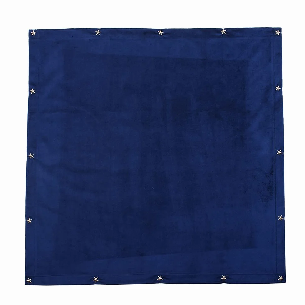 BLESSUME Tovaglia con Carta di tarocchi per Altare con Borsa dei tarocchi Divination Wicca Velvet