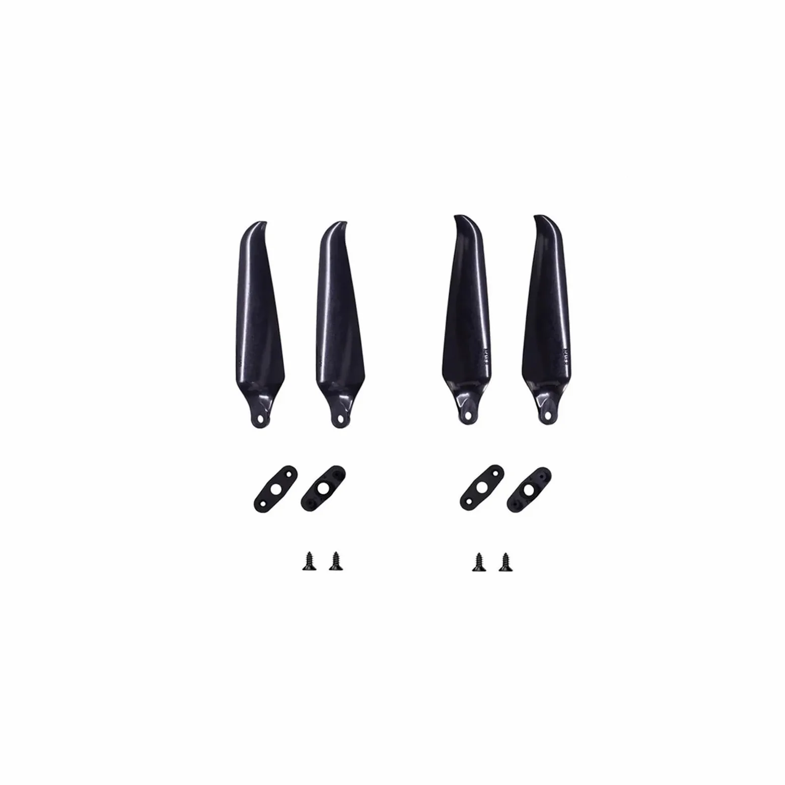 2 coppie (2 in senso orario + 2 antiorario) for eliche pieghevoli F8041 da 8 pollici 2 giranti / 3 giranti in nylon di vetro(2Pairs 2-Blade)