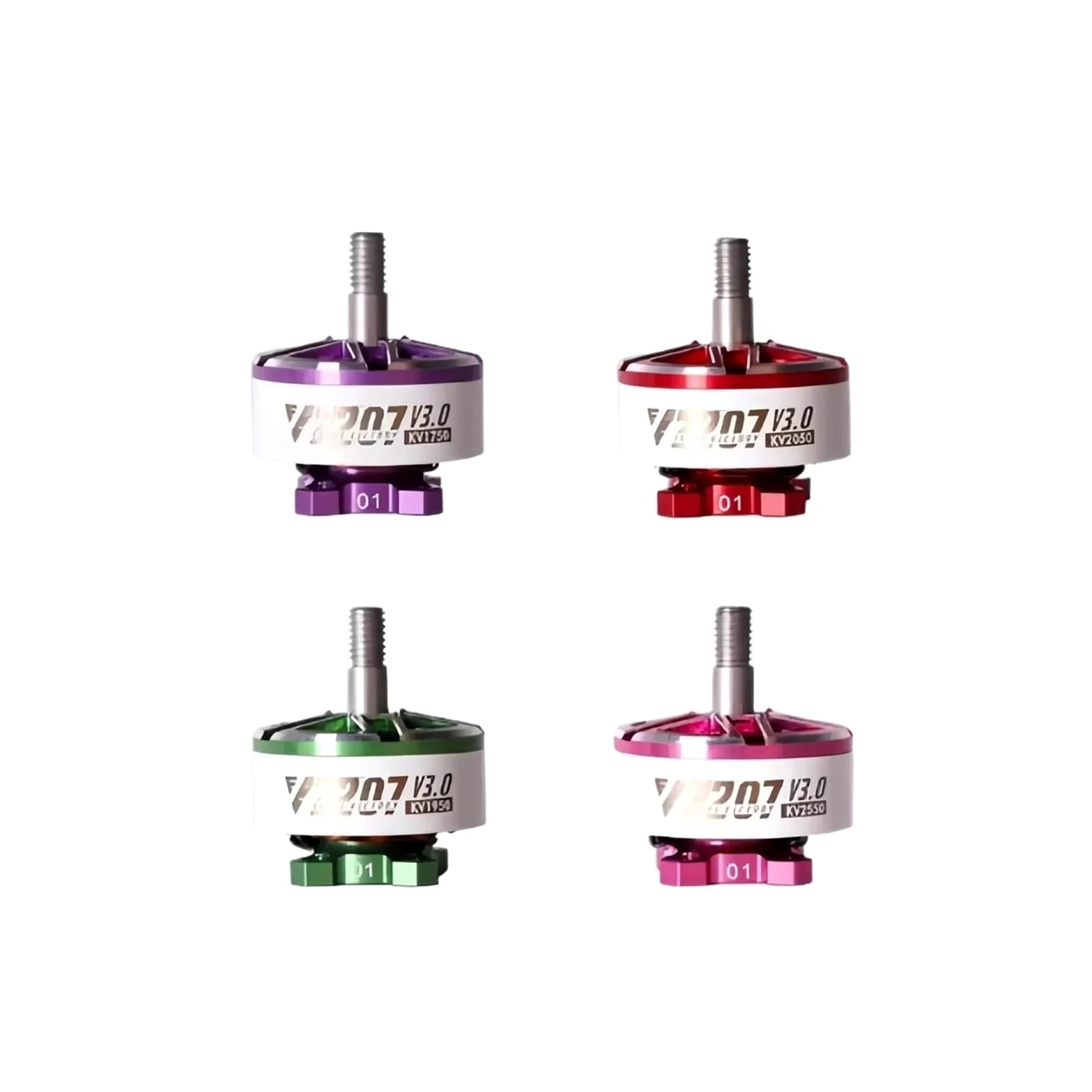 Motore Brushless V2207 V3.0 1750KV-2550KV per Drone FPV 5" 4-6S Corsa Freestyle