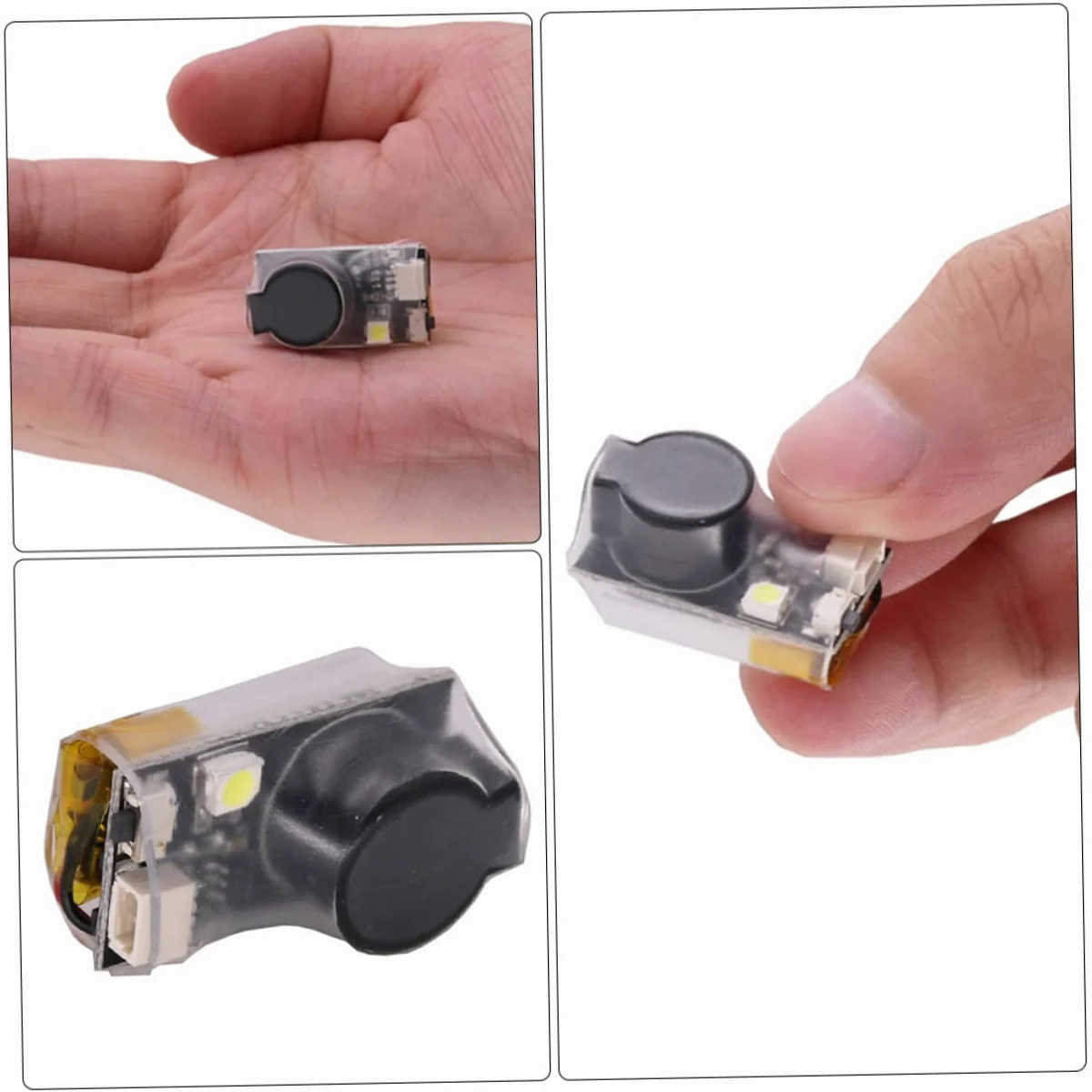 BESTonZON 3pezzi Allarme Per Drone Fpv Con Funzione Di Segnalazione Led Allerta Sonora Decibel e Leggero Compatibile Con Bf e Cf Flight Controllers Accessorio Per Racers e Piloti Di Droni