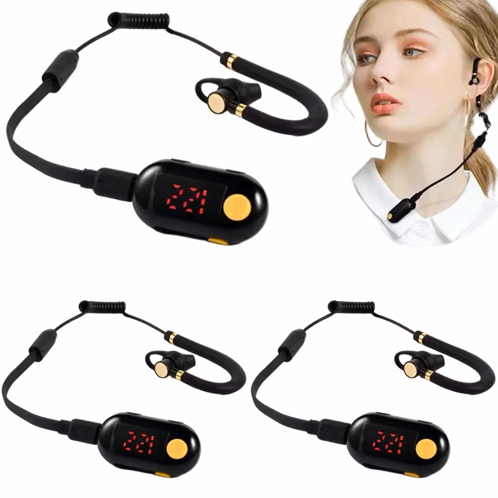 Walkie talkie piccoli mini ricetrasmettitori FM 3 pezzi portatili