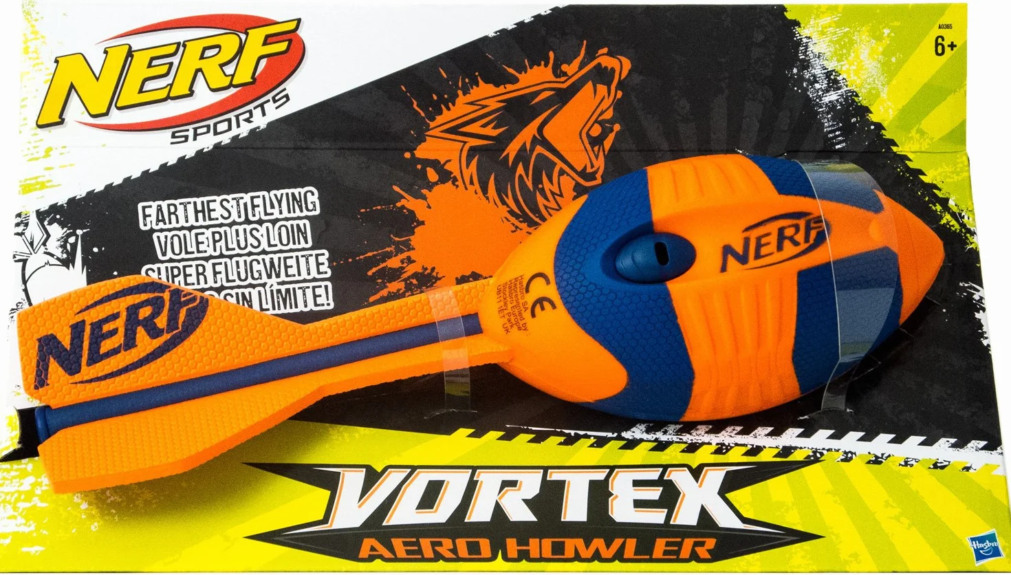 Nerf Mega Howler Pallone da rugby giavellotto
