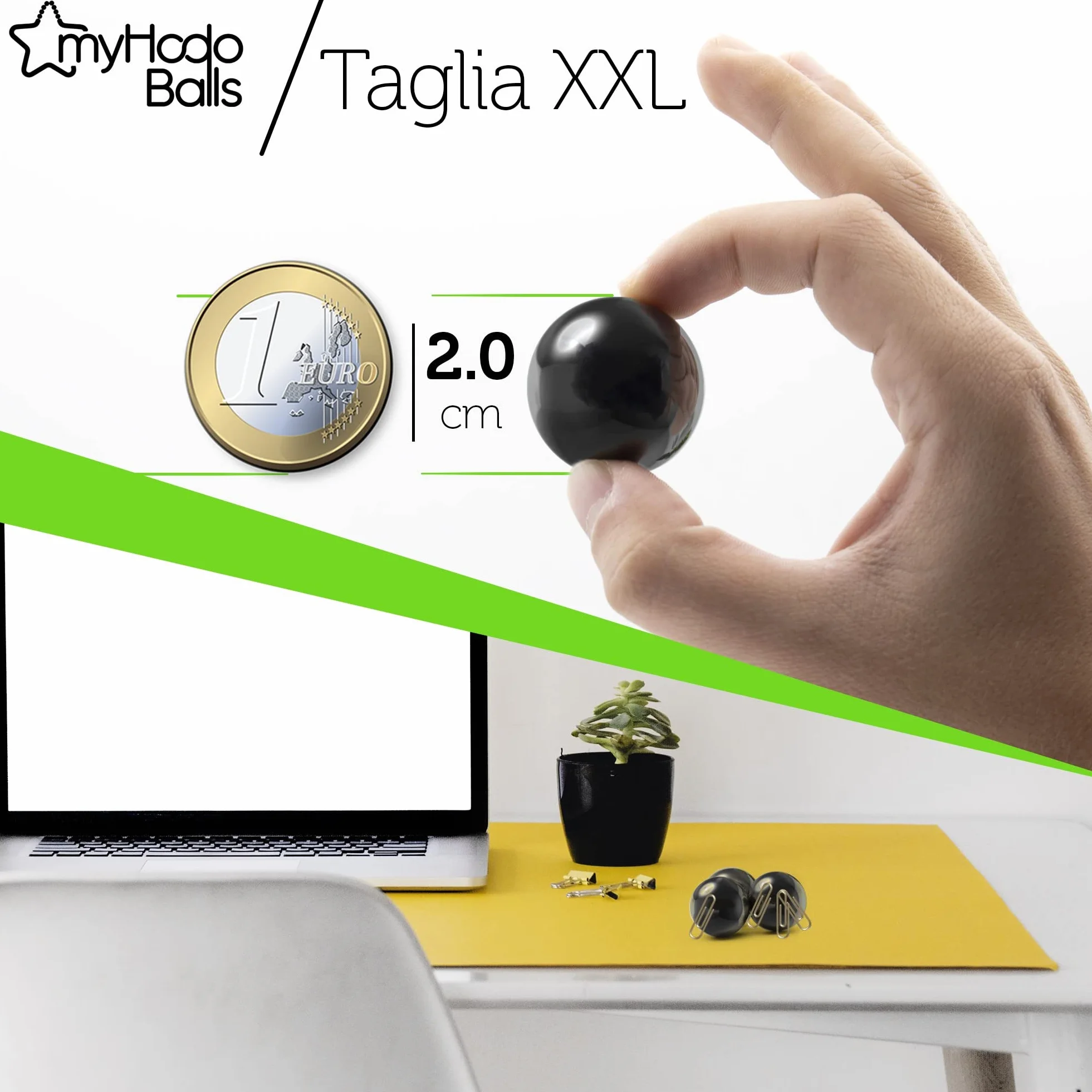 Magnetic Balls 20mm 20 Magneti Palline Magnetiche Ematite XL
