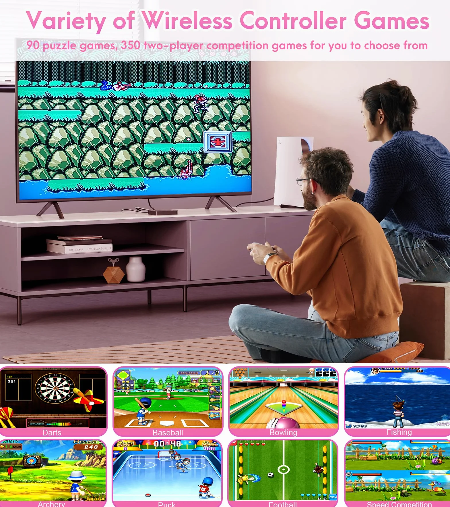 Tappetino da Ballo Doppio con Connessione TV HDMI, Antiscivolo, Senza Fili, Flanella