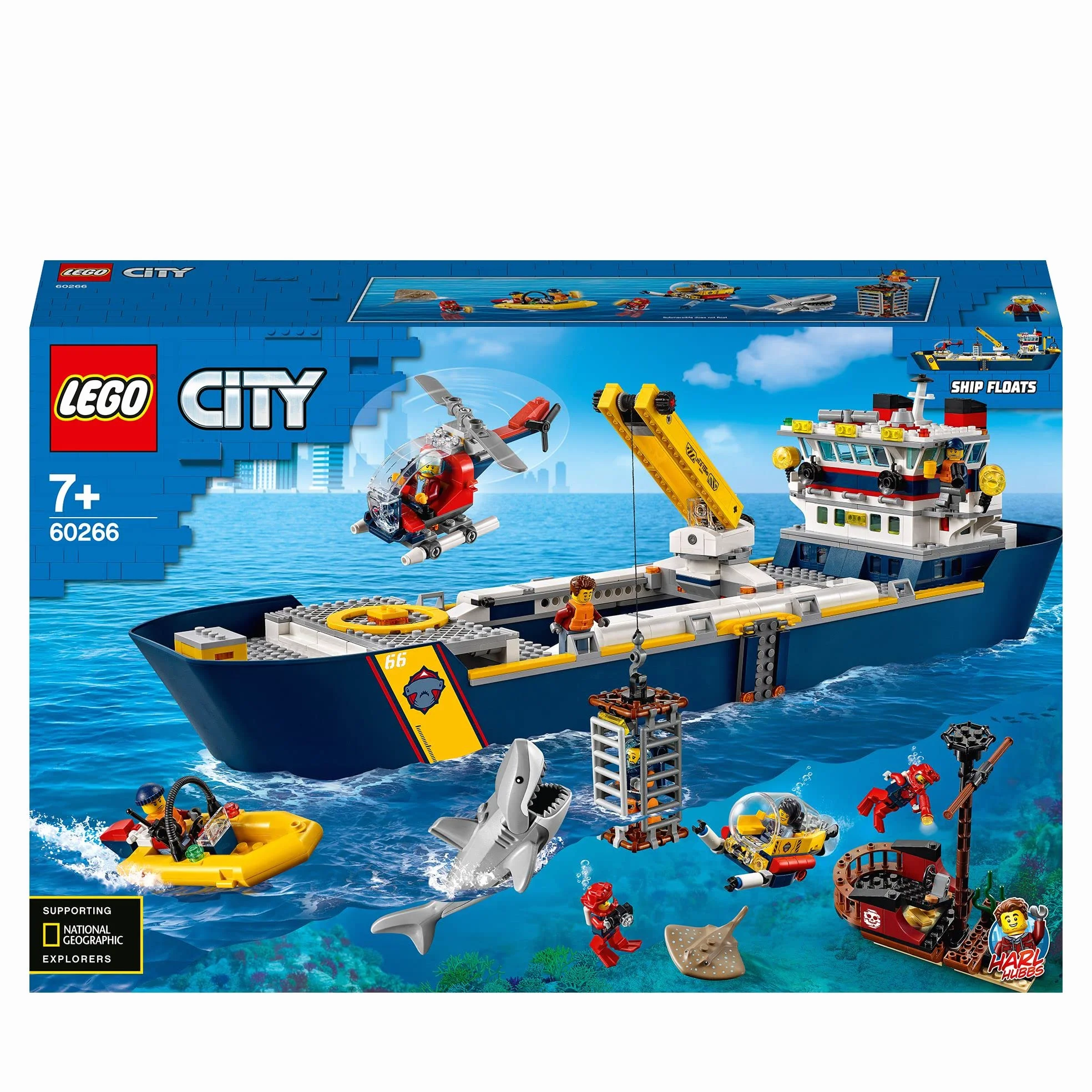 LEGO 60266 City Oceans Nave da esplorazione oceanica