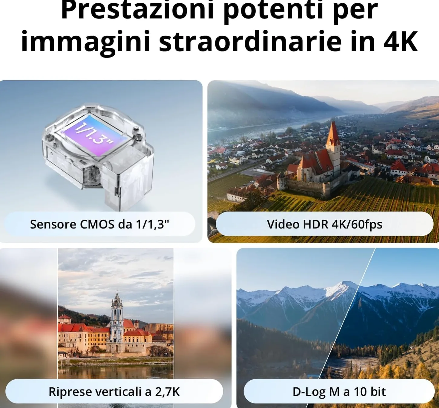 DJI Flip (RC-N3), drone con fotocamera UHD 4K per adulti, < 249 g | Gimbal 3 assi, trasmissione video da 13 km, decollo dalla mano, ritorno auto, 1 batteria, autonomia 31 min, volo intelligente