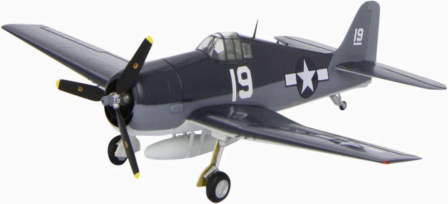 Easy Model 37298 - Modellino Aereo F6F Hellcat VF-6 USS Intrepid del 1944 in Scala 1:72