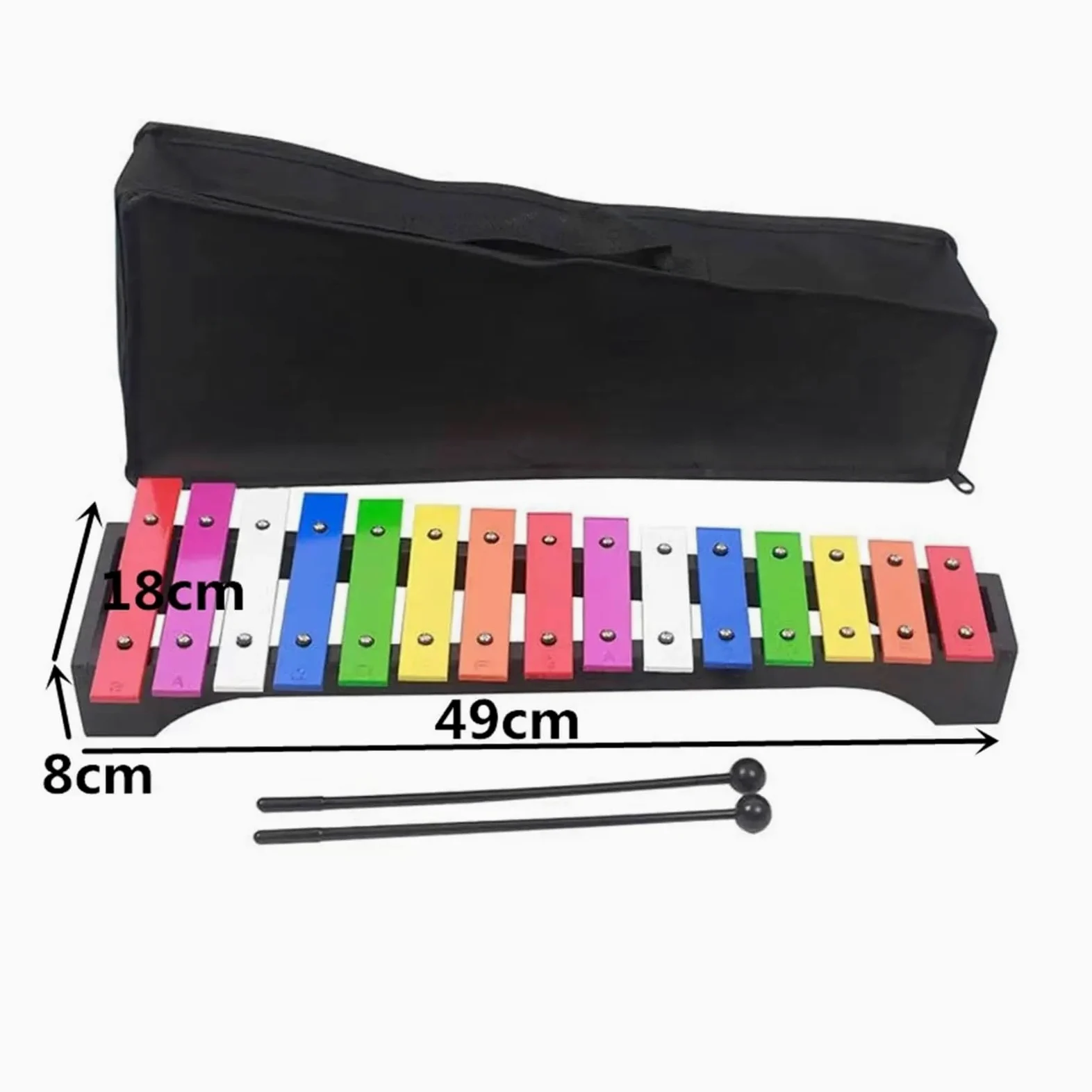 15 Scales Xylophone | Percussioni in legno educative in metallo