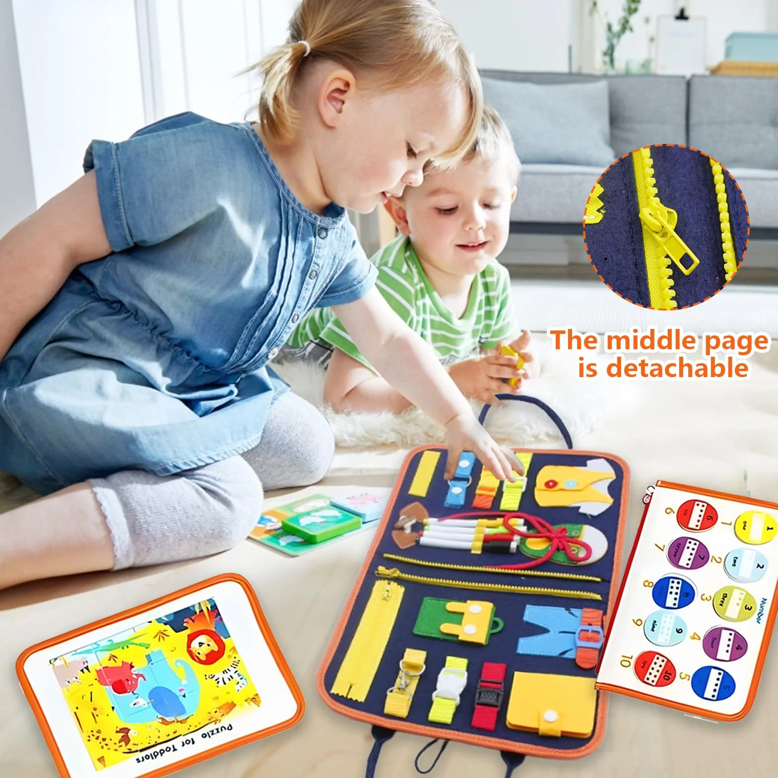 Montessori Pannello Sensoriale Coperte 91 Giocattoli Apprendimento Sensoriale Bambini Ragazzi Ragazze 1 2 3 4 Anni Educazione Giocattoli Turistici Numeri Lettere Forma Dipinto
