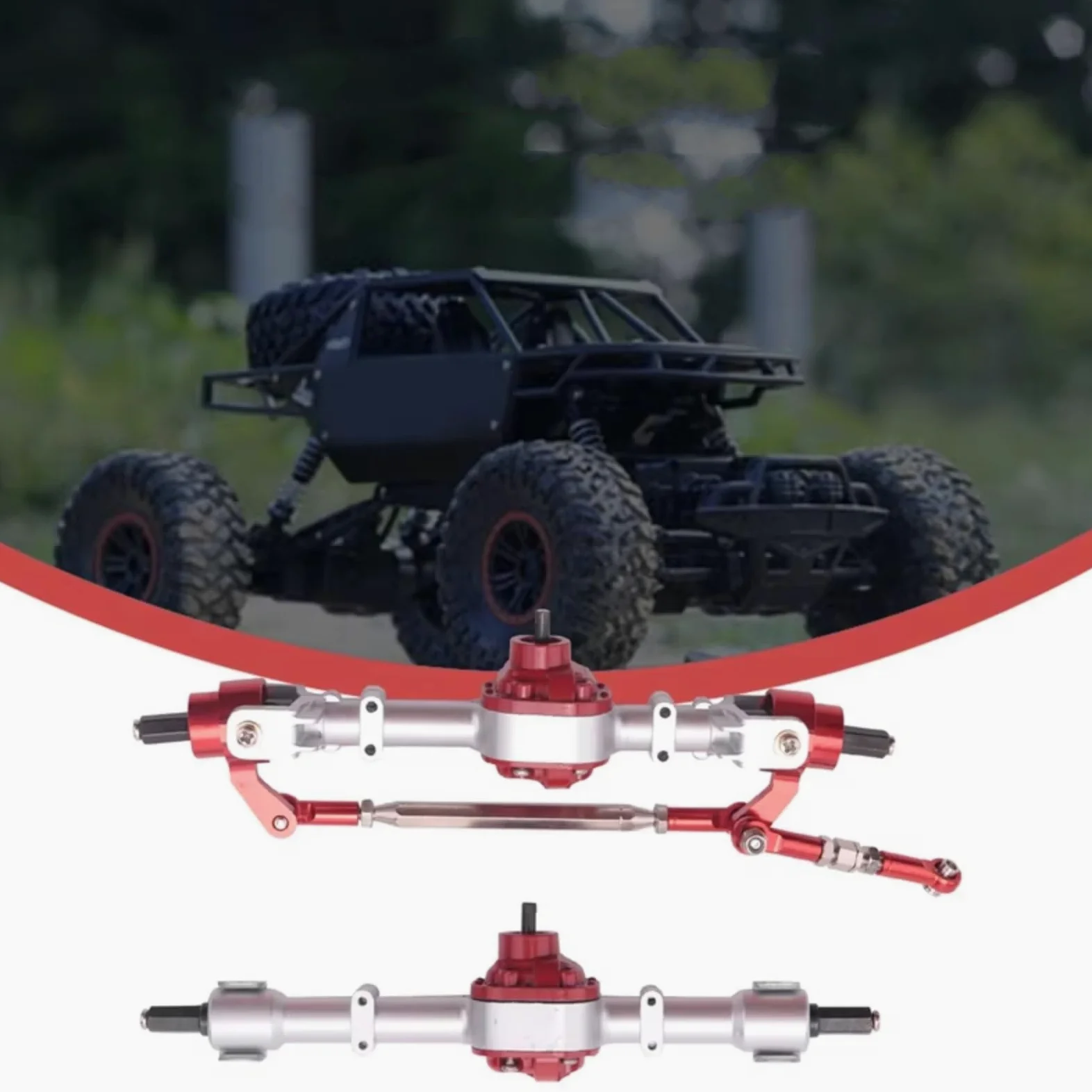 Compatibile Con MN D90 D91 D96 D99S MN90 MN96 MN99 Per MN99S 1/12 Parti Di Modifica Per Auto RC, 3 Assi Anteriori E Posteriori Completi Accessori