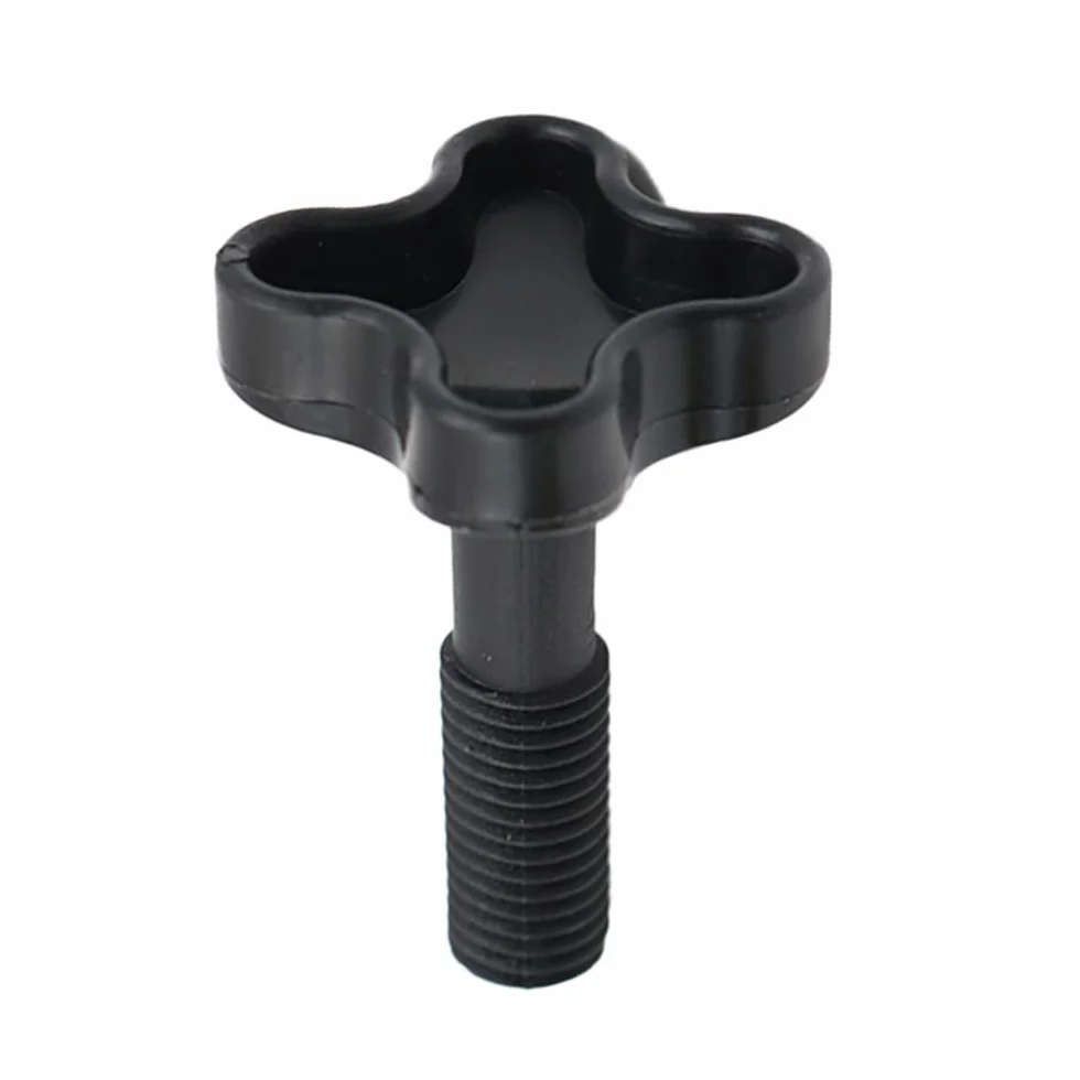 2 Pezzi M12 Vite di fissaggio in plastica, Manopola Tettoie Altalena da Giardino Raccordi in plastica per fissare il telaio del baldacchino al telaio dell'altalena - Nero