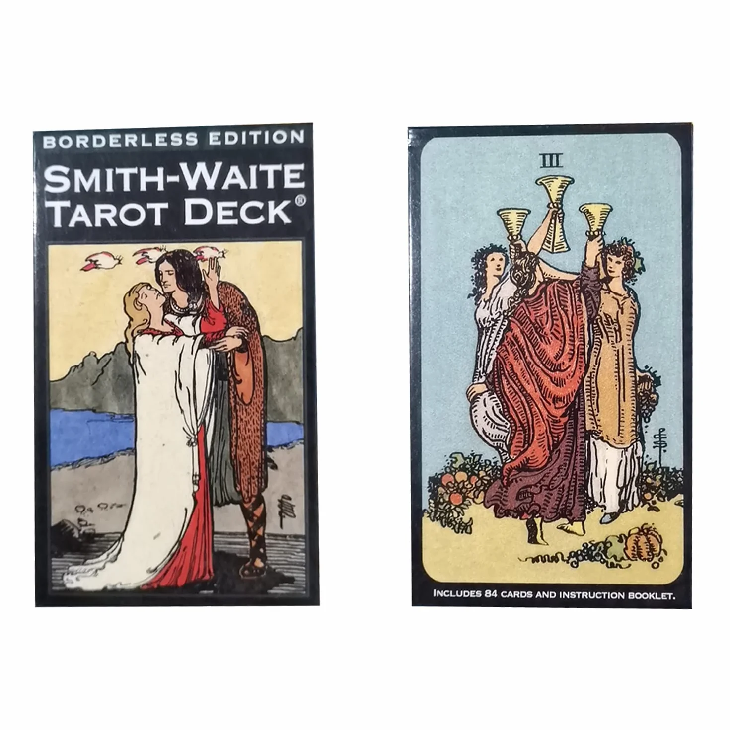 Tarocchi Classici Rider Waite – Mazzo da 78 Carte – Lettura, Meditazione, Gioco da Tavolo – Per Principianti ed Esperti – Compatto, Portatile, Ottima Idea Regalo