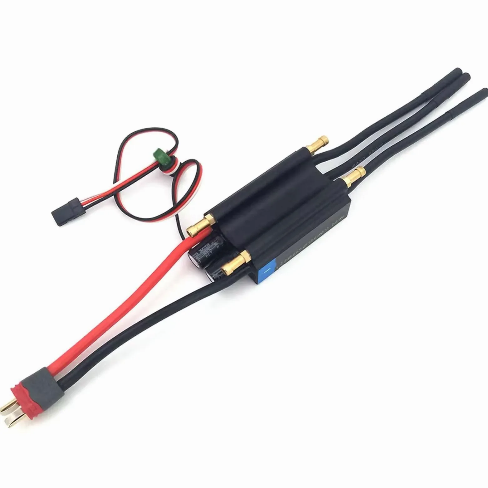 Per 90A Brushless ESC Regolatore Velocità Motore Avanti Indietro Modello Raffreddamento Acqua Accessorio Veicoli Fuoristrada Camion Con Rimorchio ESC RC