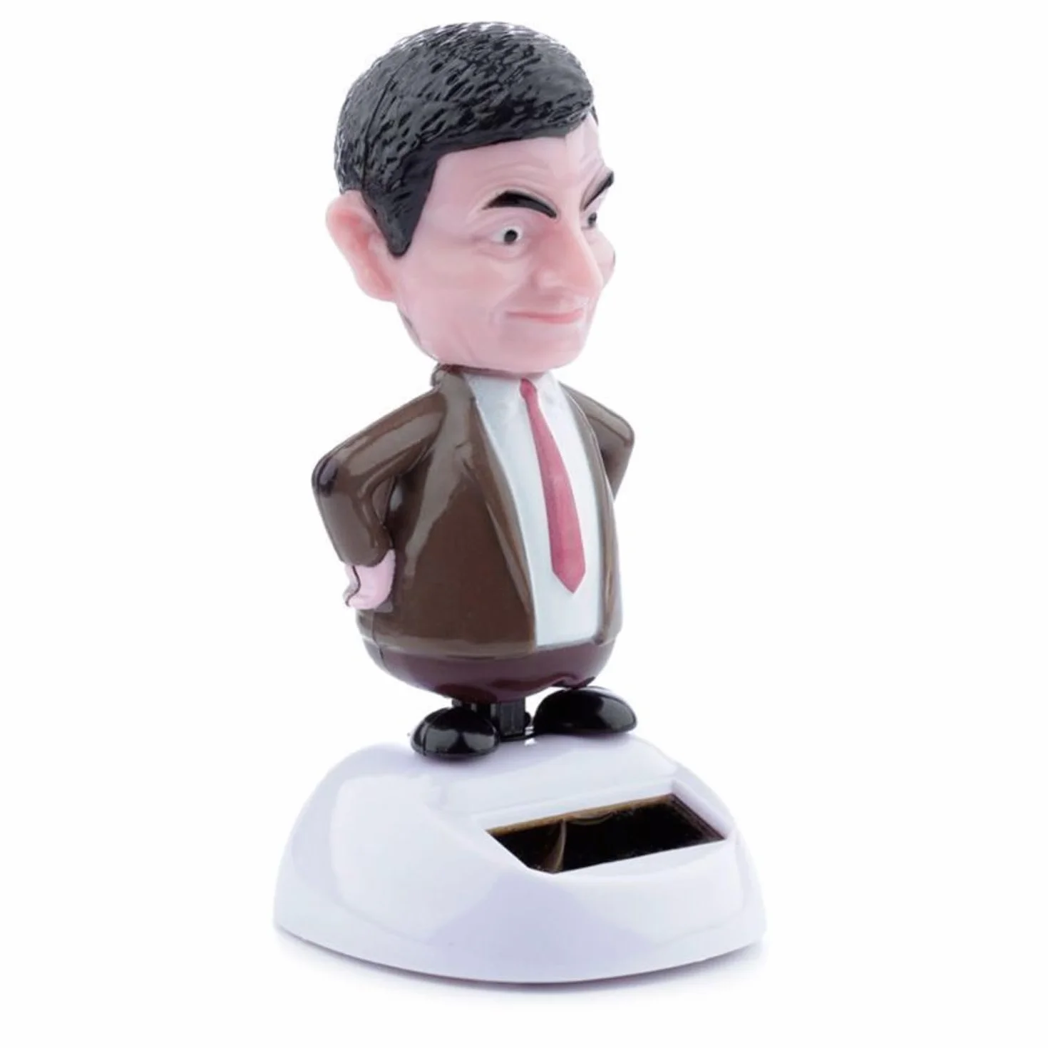 Out of the blue 57/9749 - Statuetta Mobile Mr. Bean su Base in plastica, con Pannello Solare, Circa 11 cm