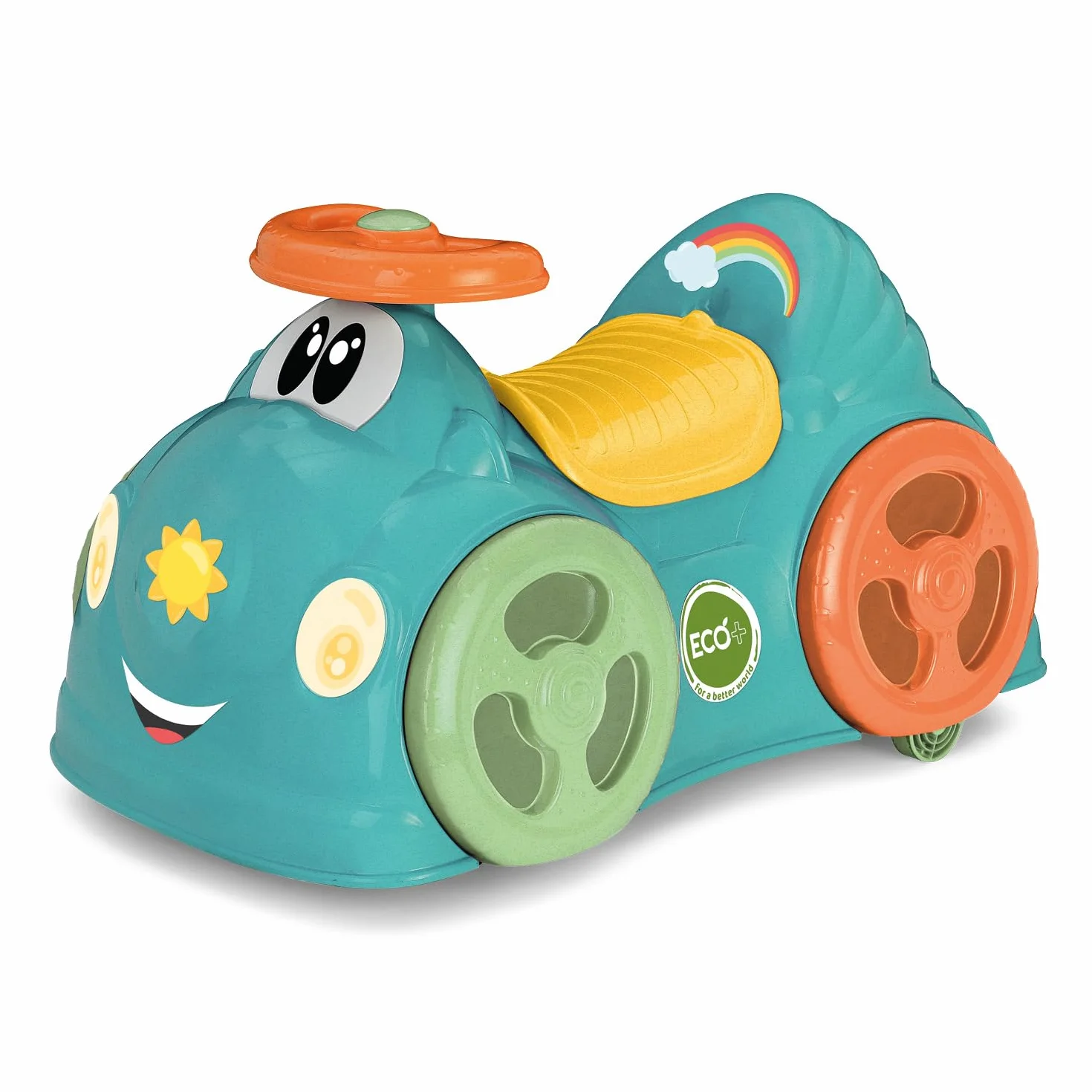 Chicco All Around Eco+ Acquamarina Macchina Cavalcabile per Bambini Plastica