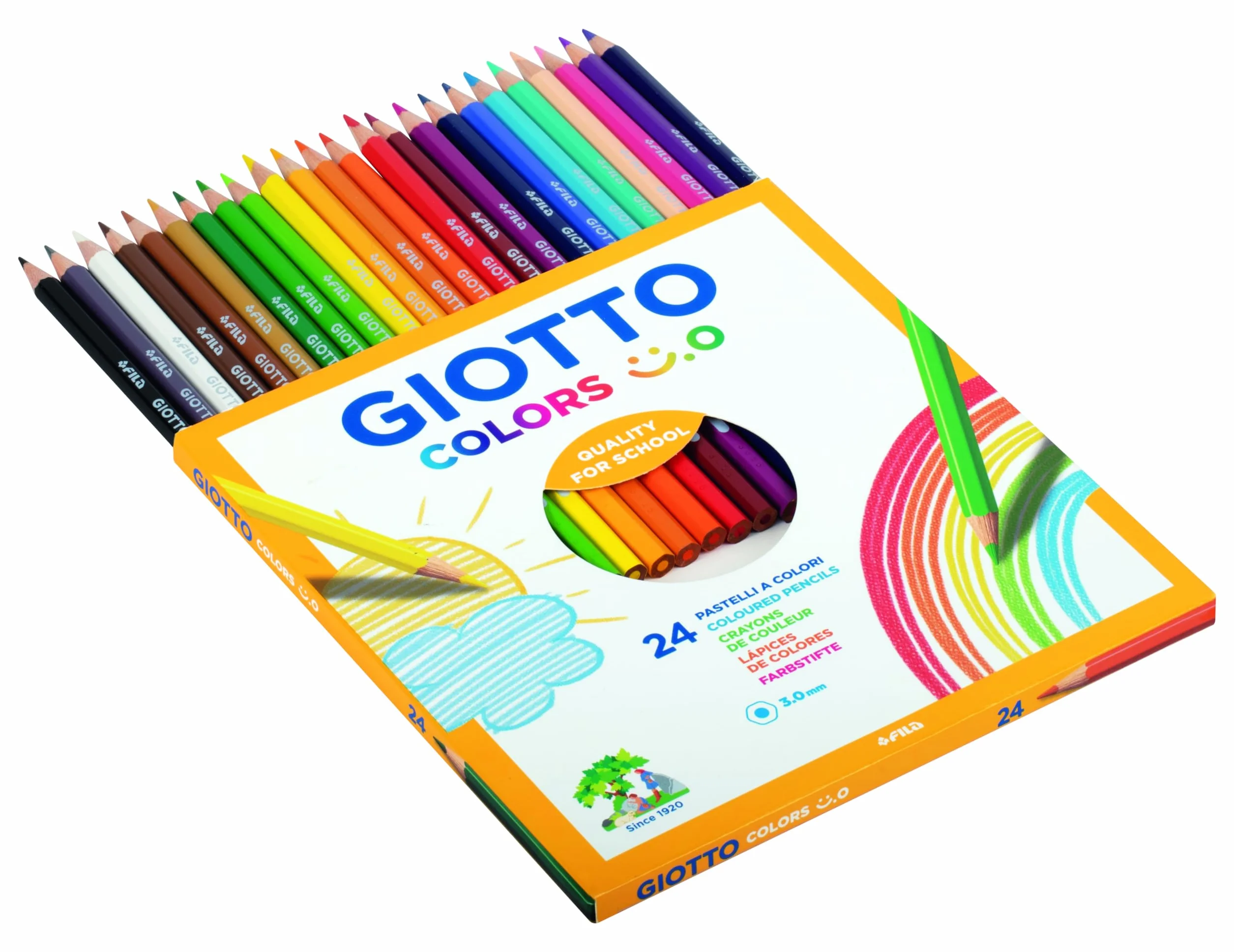Pastelli colorati Giotto Colors Smile - 24 pezzi