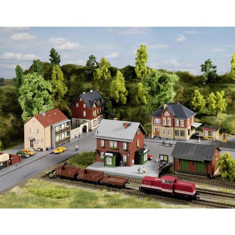 Auhagen 15307 TT Stazione Ferroviaria Neschwitz Set