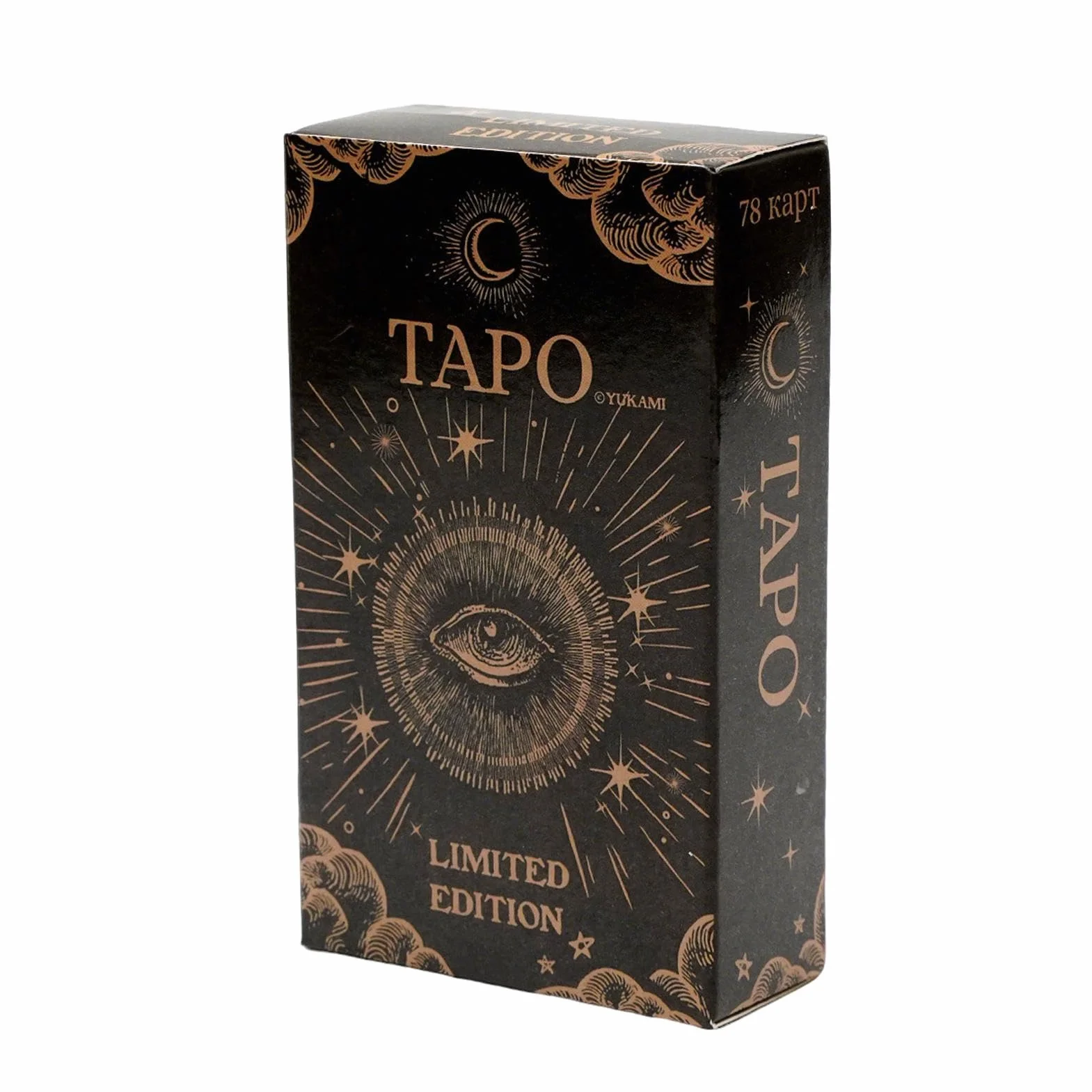 Tarocchi Divinazione, 78 fogli Oracle Inspiration Cards versione russa, psicologico, 10,5 x 6 cm, facile da usare, portatile per principianti ed esperti