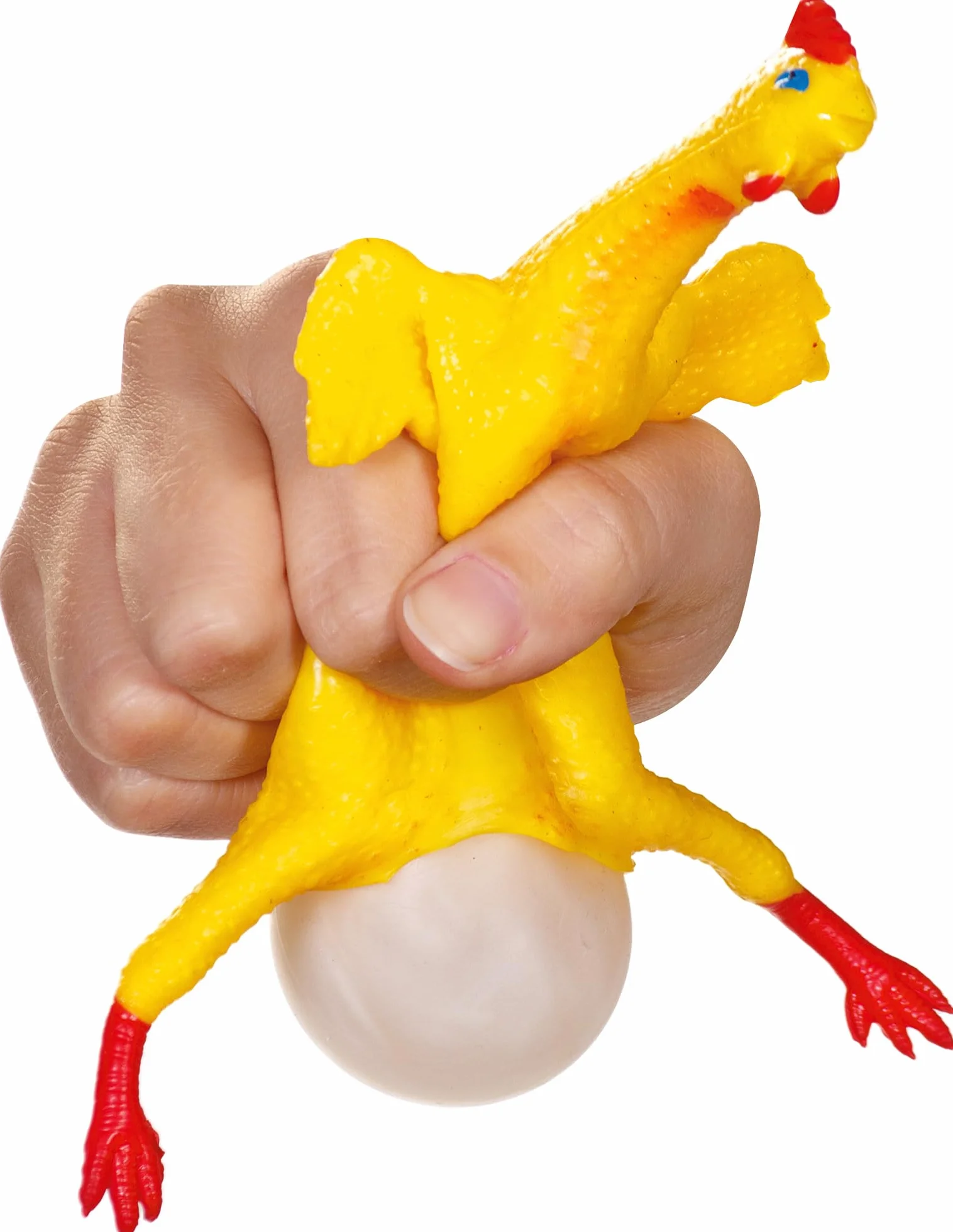 Toyday Pollo di Gomma Che depone Uova [Importato da UK]