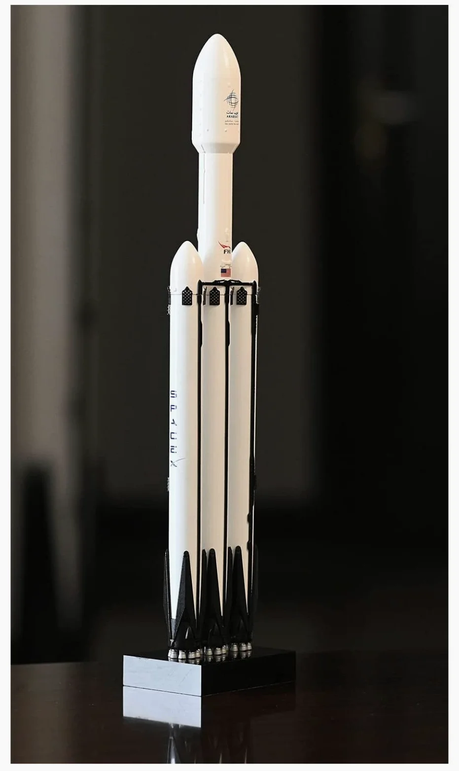 Modello Razzo Falcon Pesante 1:233, Modello Razzo Spaziale Falcon 9, Starship Rocket Modello, Un Regalo Eccellente per Gli Appassionati Aerospaziale