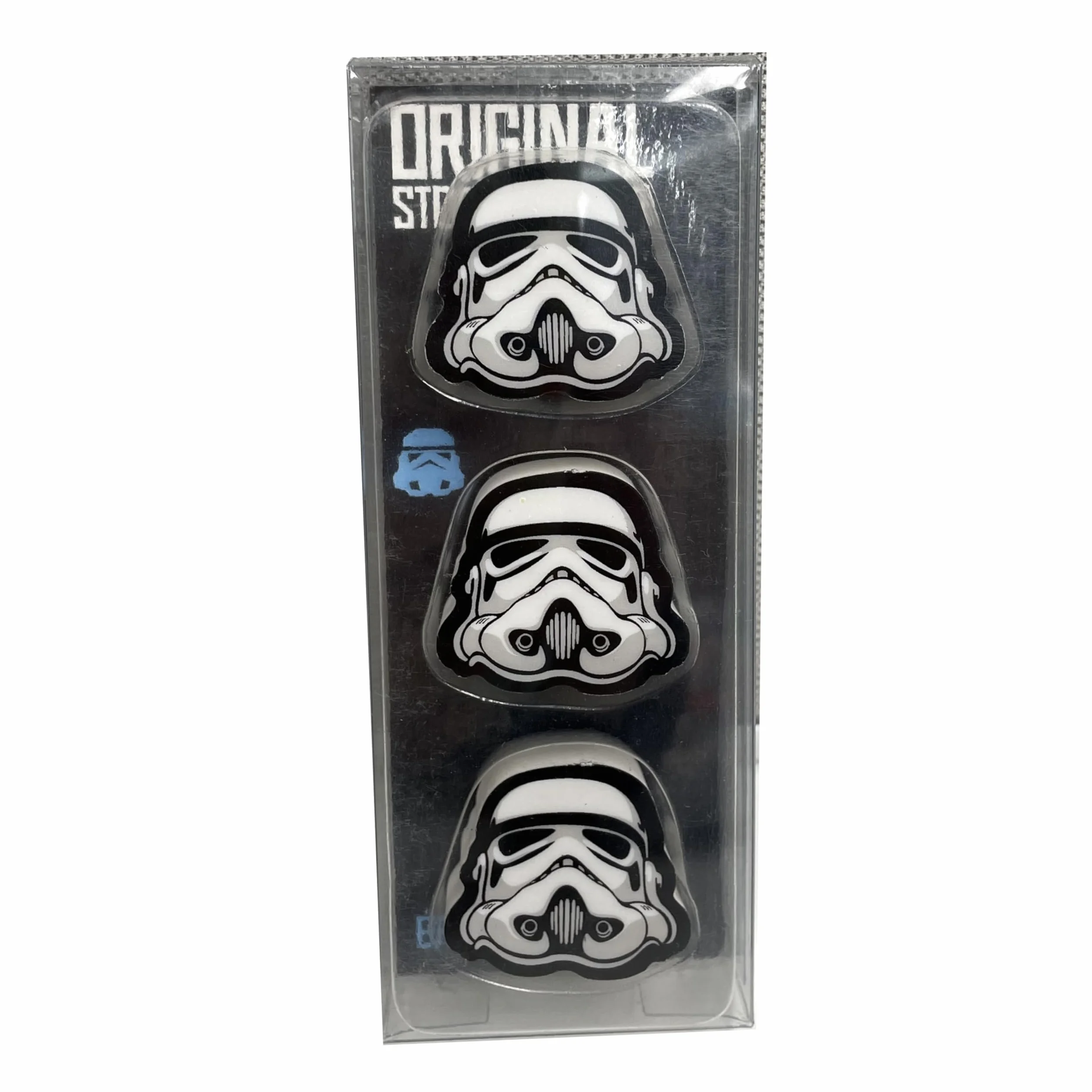 Puckator - Set di 3 Gomme Particolari da Cancellare per Scuola - L'Originale Stormtrooper - Cancelleria e Cartoleria per Bambini e Bambine