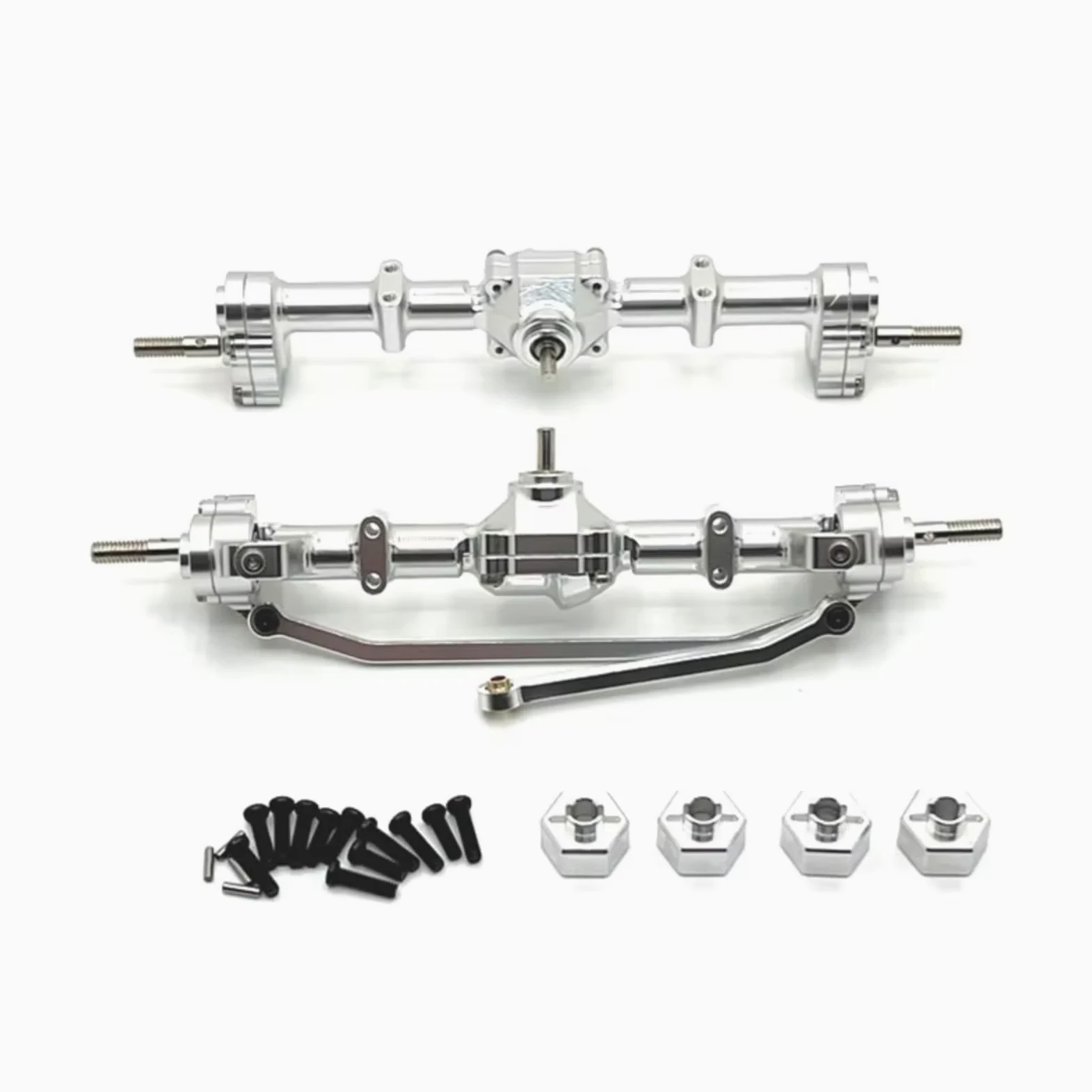 Compatibile Con MN168 1/12 RC Car Upgrade Parts Accessori Di Ricambio Assale Portale Anteriore Posteriore In Metallo Connettore Esagonale Ruota Da 12 Mm Accessori