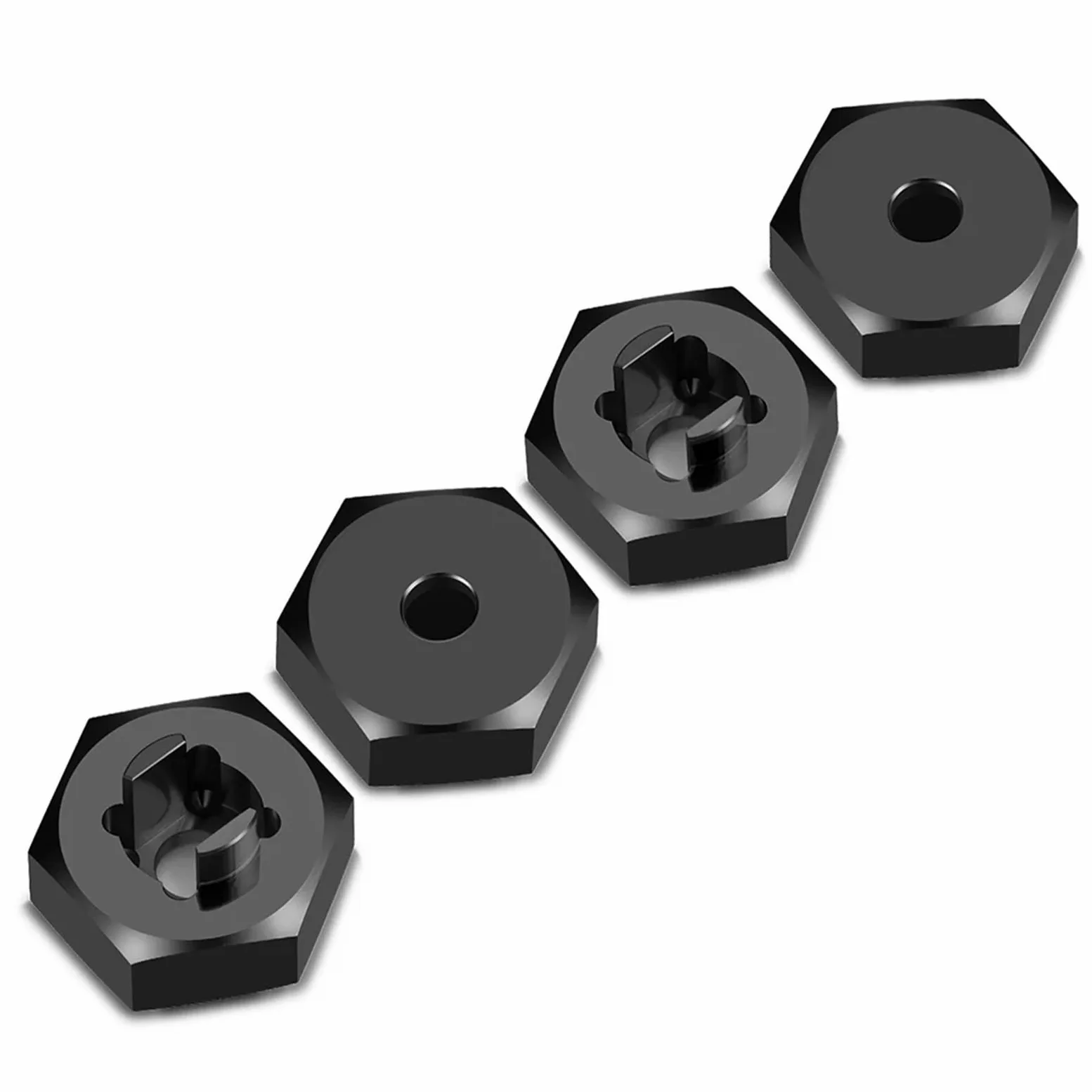 Per Traxxas Per Latrax Per Teton 1/18 RC Auto Lega Di Alluminio Acciaio CVD Adattatori Esagonali Conversione Parti Ricambio Ricambi Modellini RC