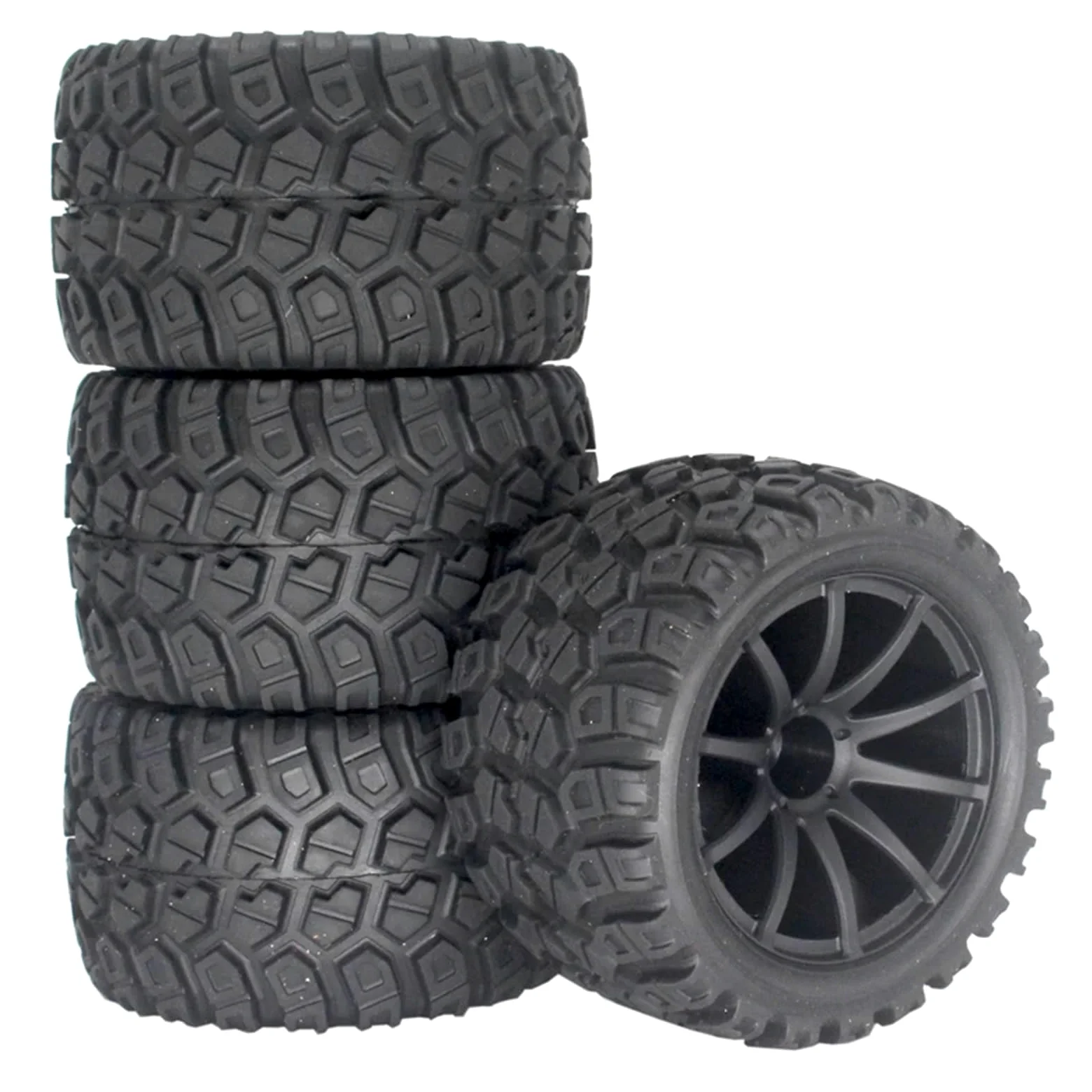 RC Pneumatici Ruote Per MJX 16208 16209 16210 Componenti Pneumatici 16300B Universale RC Auto Pezzi Ricambio Modello Accessorio Modificato Sostituzione Crawler Camion