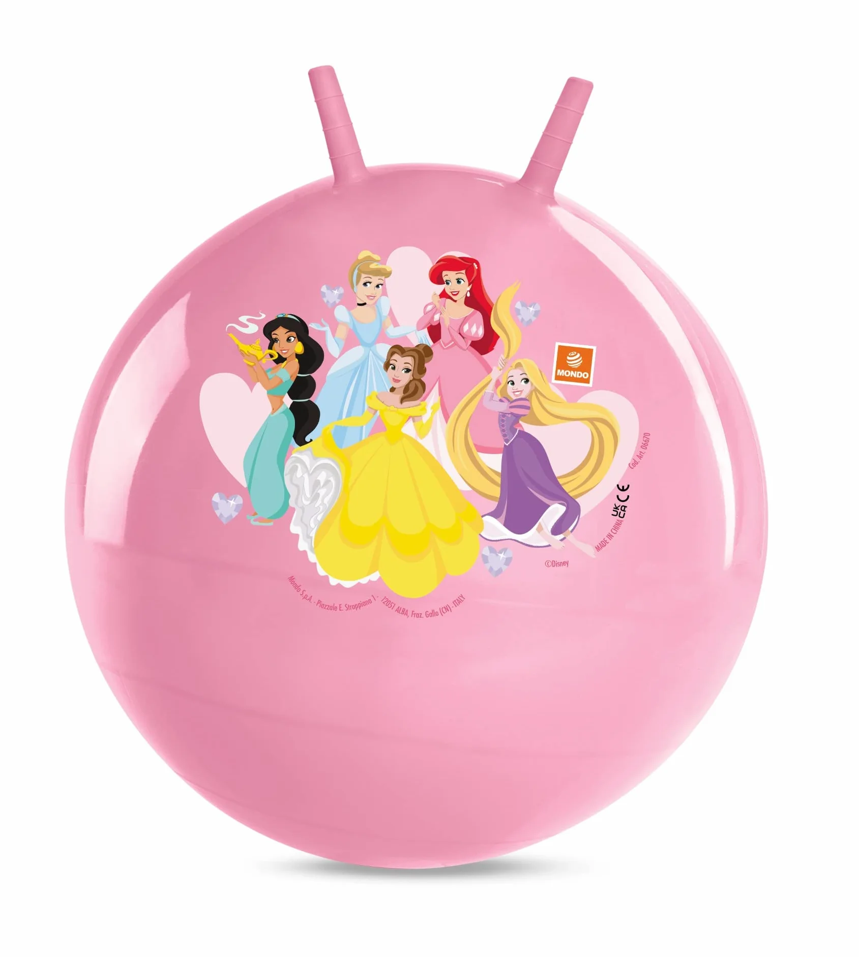 Mondo Toys - Kangaroo design Disney Princess - Palla per Saltare bambino/ bambina - 06670