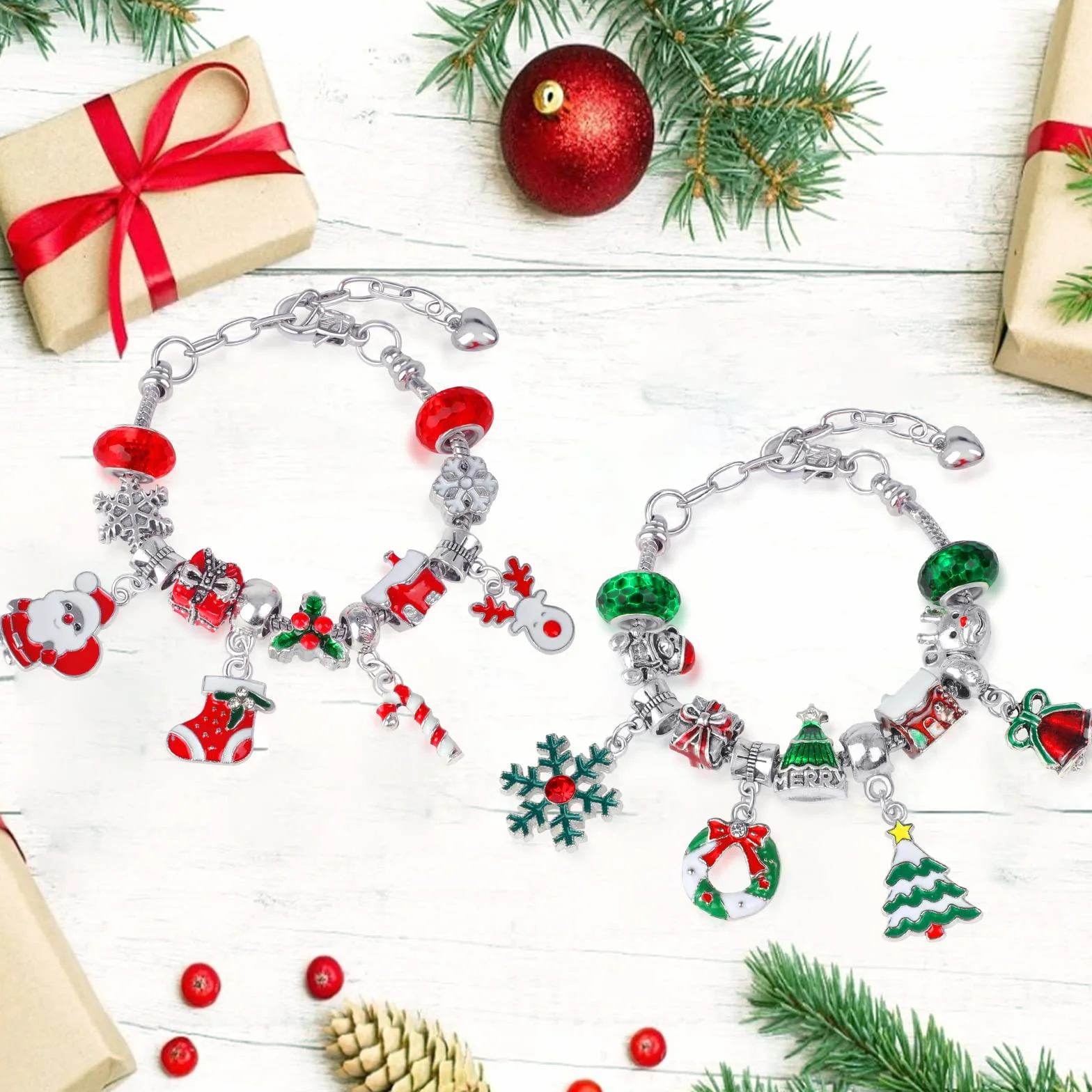 Calendario Avvento 2026 Bambina Natale Ragazze Calendario dell'avvento Gioielli Fai da Te Artigianato Regali 5-12 Anni Braccialetti con Ciondoli Regalo di Natale Ragazze 5 6 7 8 9 10 11 12 Anni