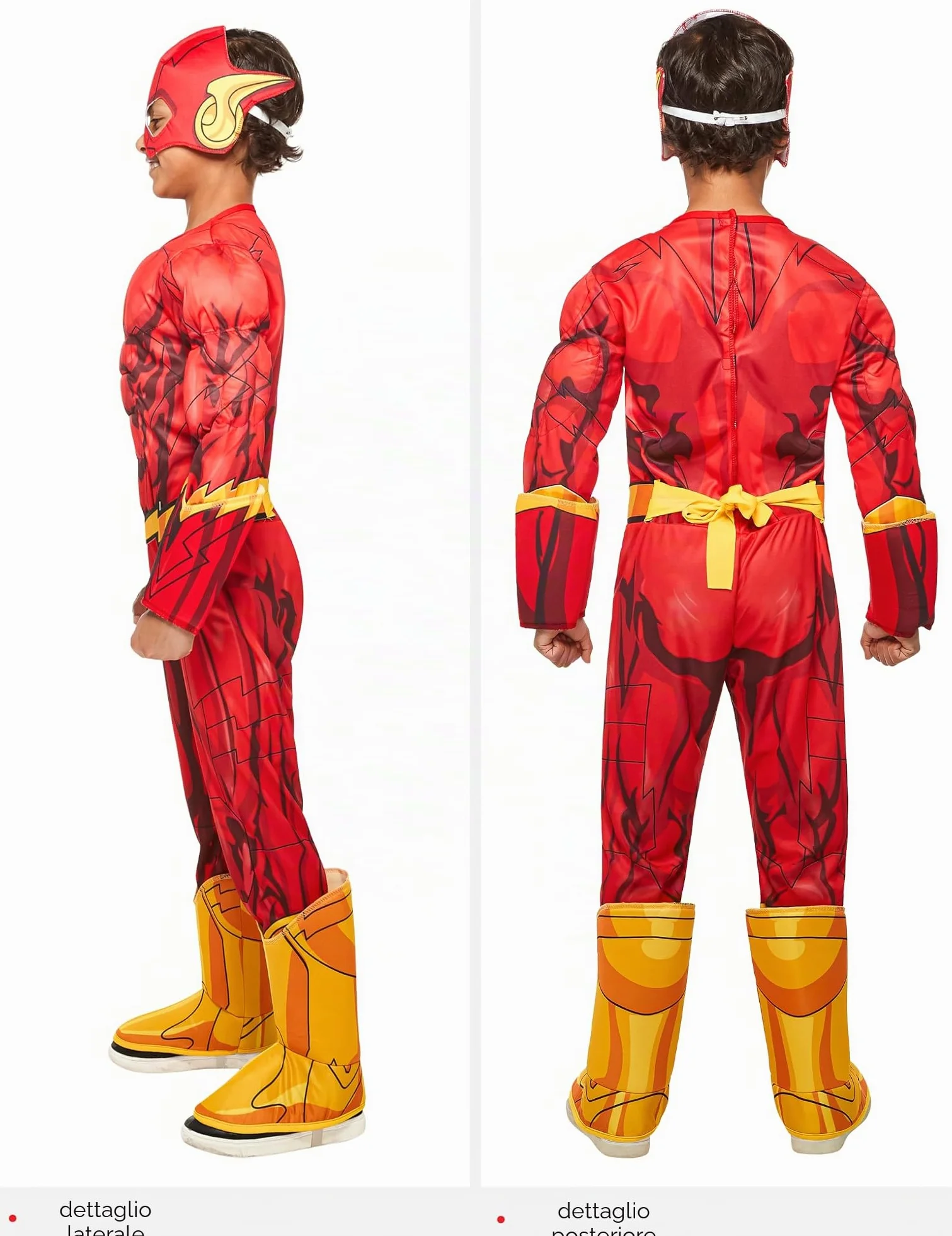 Rubie's Costume ufficiale DC Superhero The Flash Deluxe per bambini