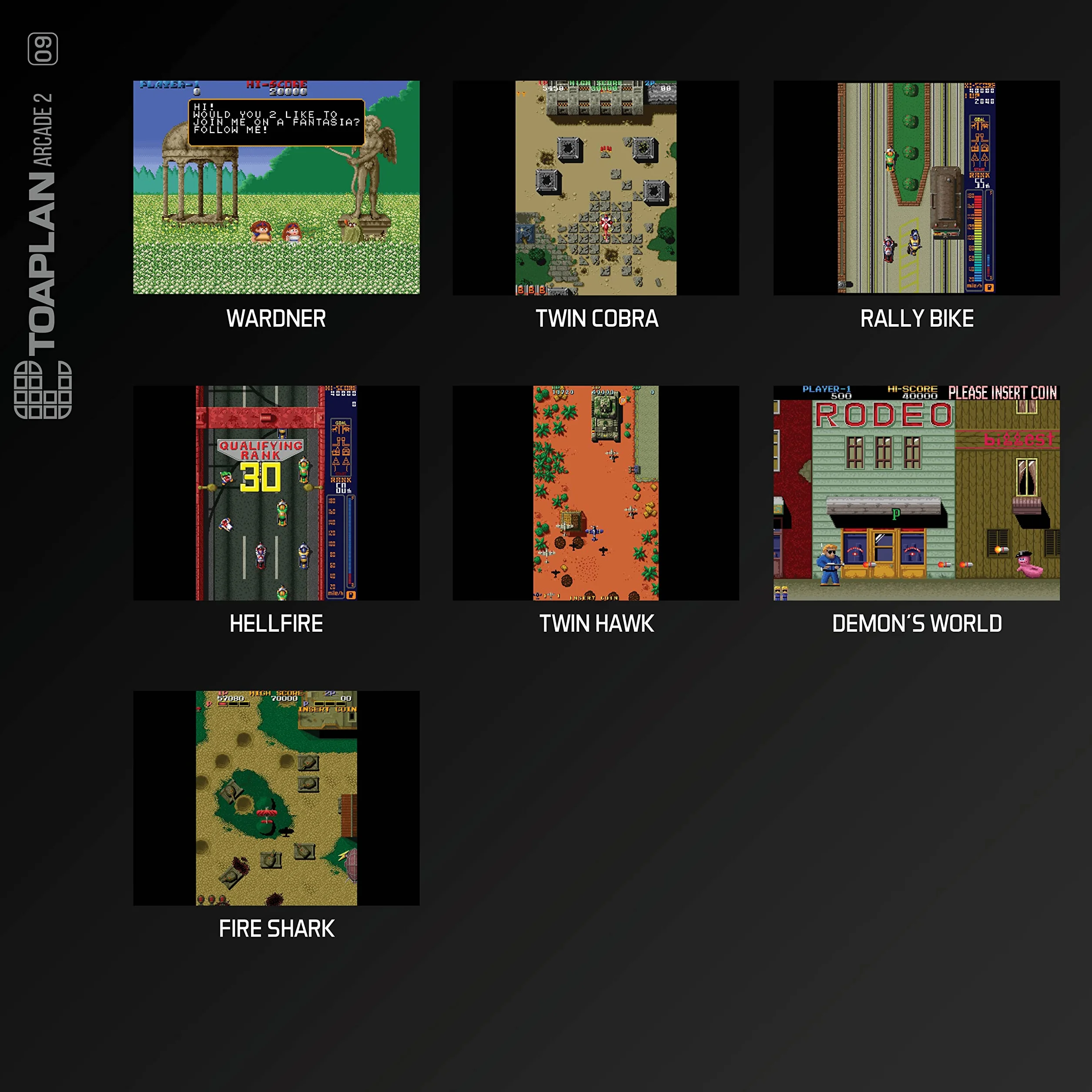 JUEGO RETRO EVERCADE TOAPLAN ARCADE 2