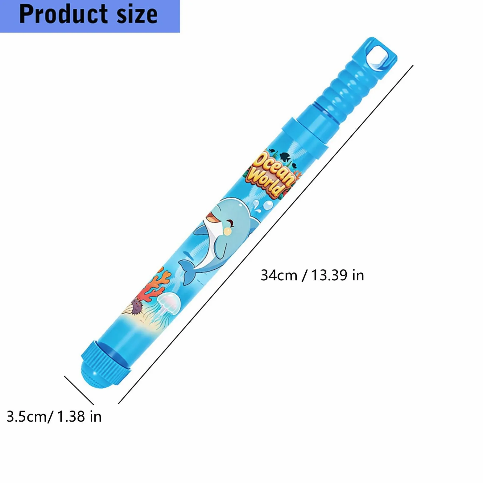 6 spruzzi d'acqua, spruzzi d'acqua, bacchetta magica con design 2 in 1, per feste in piscina, giochi per bambini