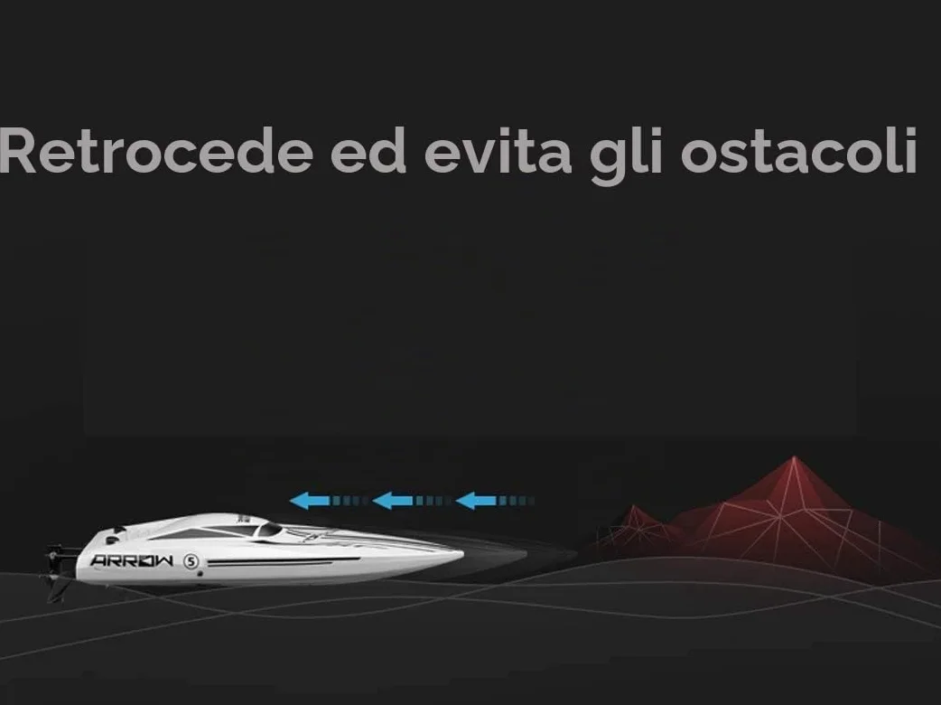 Motoscafo elettrico professionale da 64 cm, con telecomando, per motoscafi e hobby, motore senza spazzole, 50 km/h, per ragazzi e adulti (motoscafo da 64 cm)