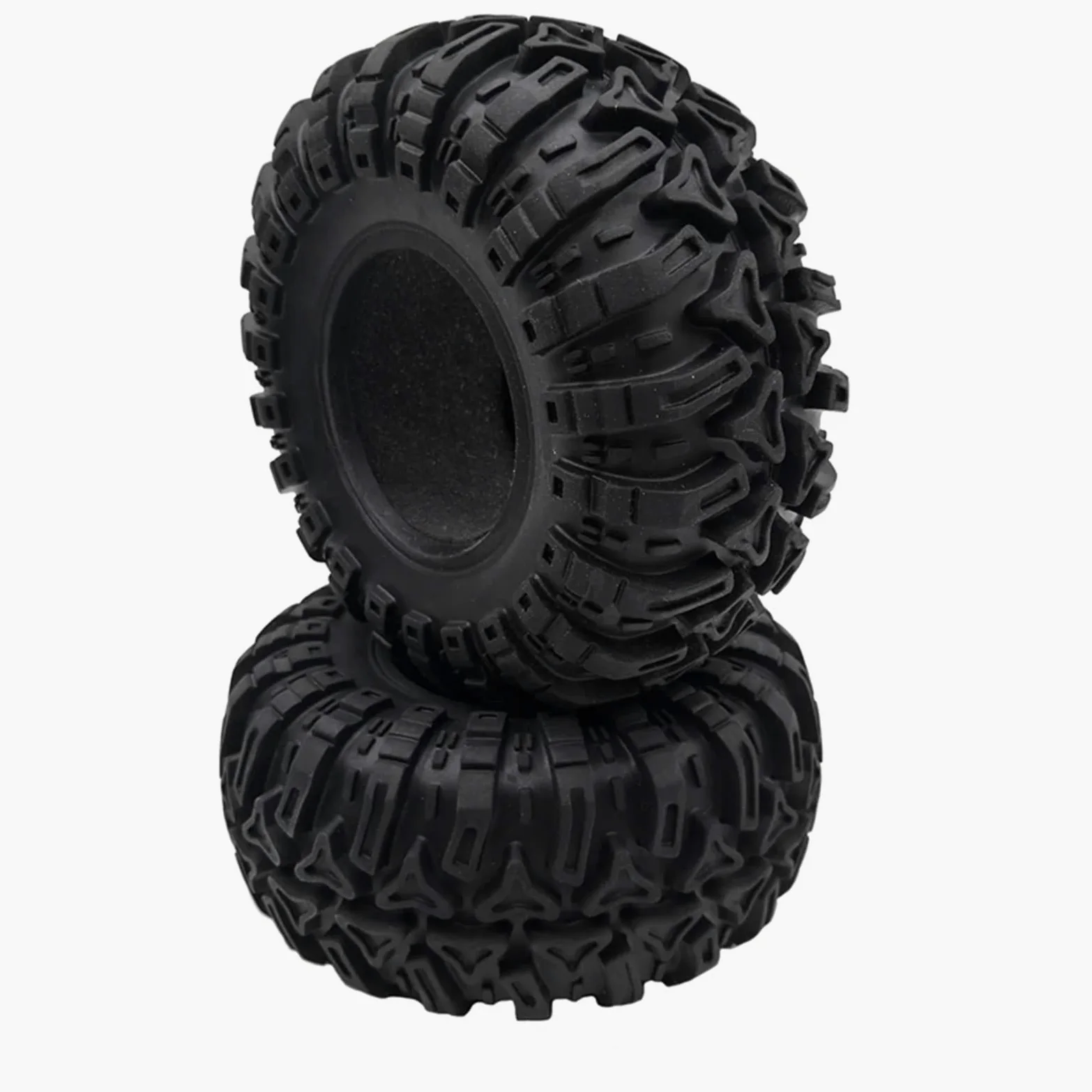 Compatibile Con Traxxas TRX4 Per Axial SCX10 Per Wraith RR10 4 Pezzi Pneumatici In Gomma Da 2,2 Pollici 128X60MM Per 1/10 RC Crawler RC Car Ruota