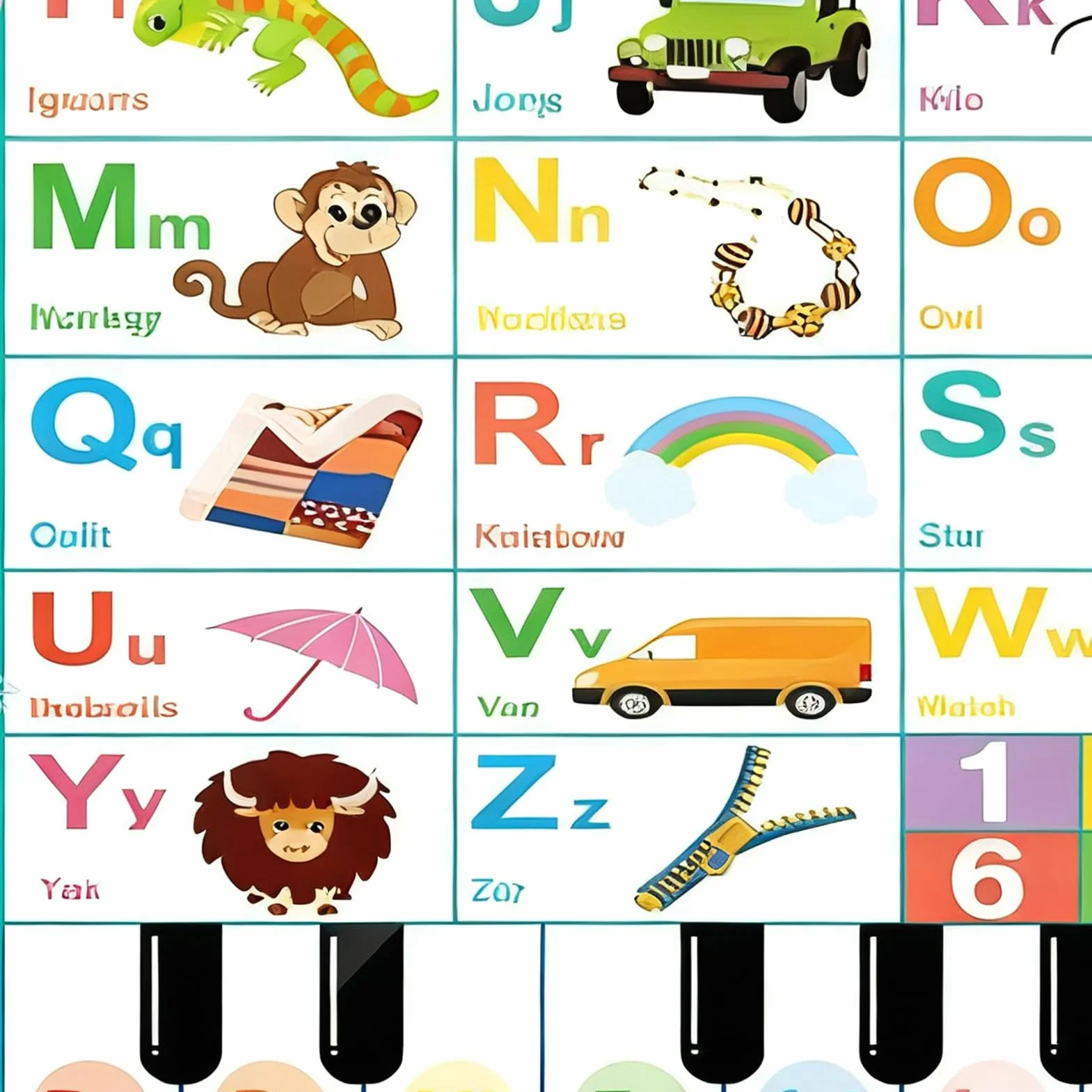 Tabella Elettronica Alfabeto Parete, Giocattoli Elettronici Interattivi Alfabeto, Poster Alfabetos Apprendimento Tattile Tabella Parlante Parete, Divertente Educativo Parlante Giocattolo Didattico