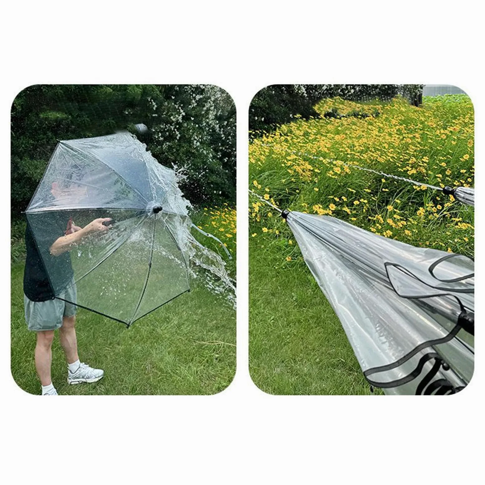 Générique Pistola Ad Acqua,Gioco da Giardino Estate con Acqua Divertenti | Divertenti Giochi All'aperto Per Adulti Con Manico Lungo Protezione Pioggia Compleanno