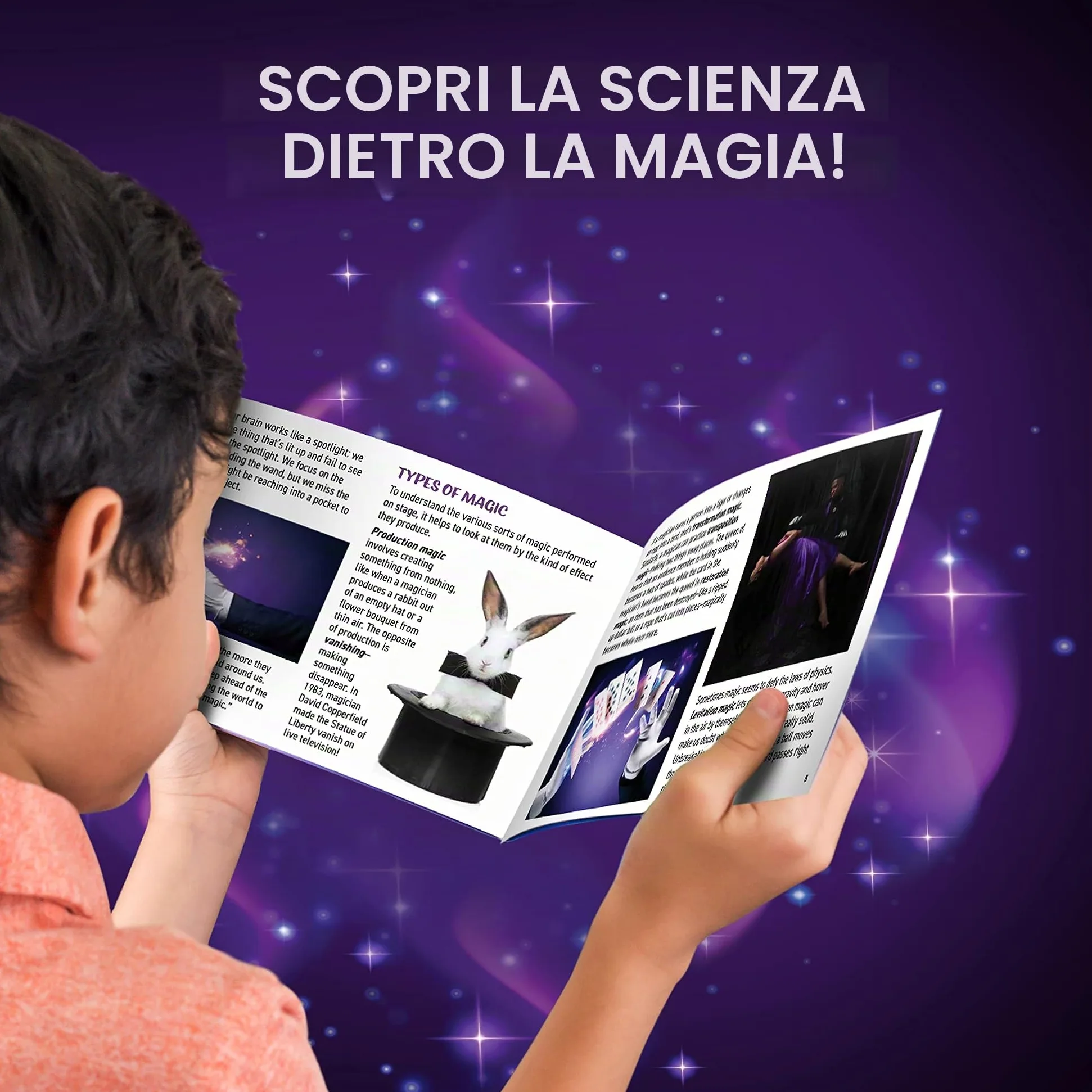 National Geographic Kids Magic Set - 45 trucchi magici per bambini da eseguire con istruzioni video passo passo per ogni trucco fornito da un mago professionista, giocattoli per ragazzi e ragazze
