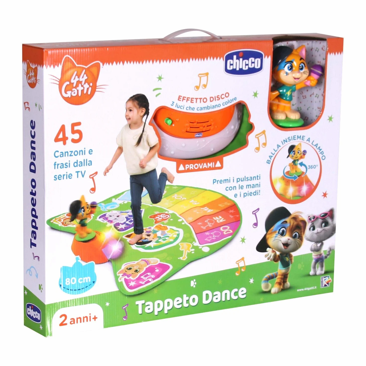 Chicco Gioco Tappeto Dance 44 Gatti 2 4 Anni