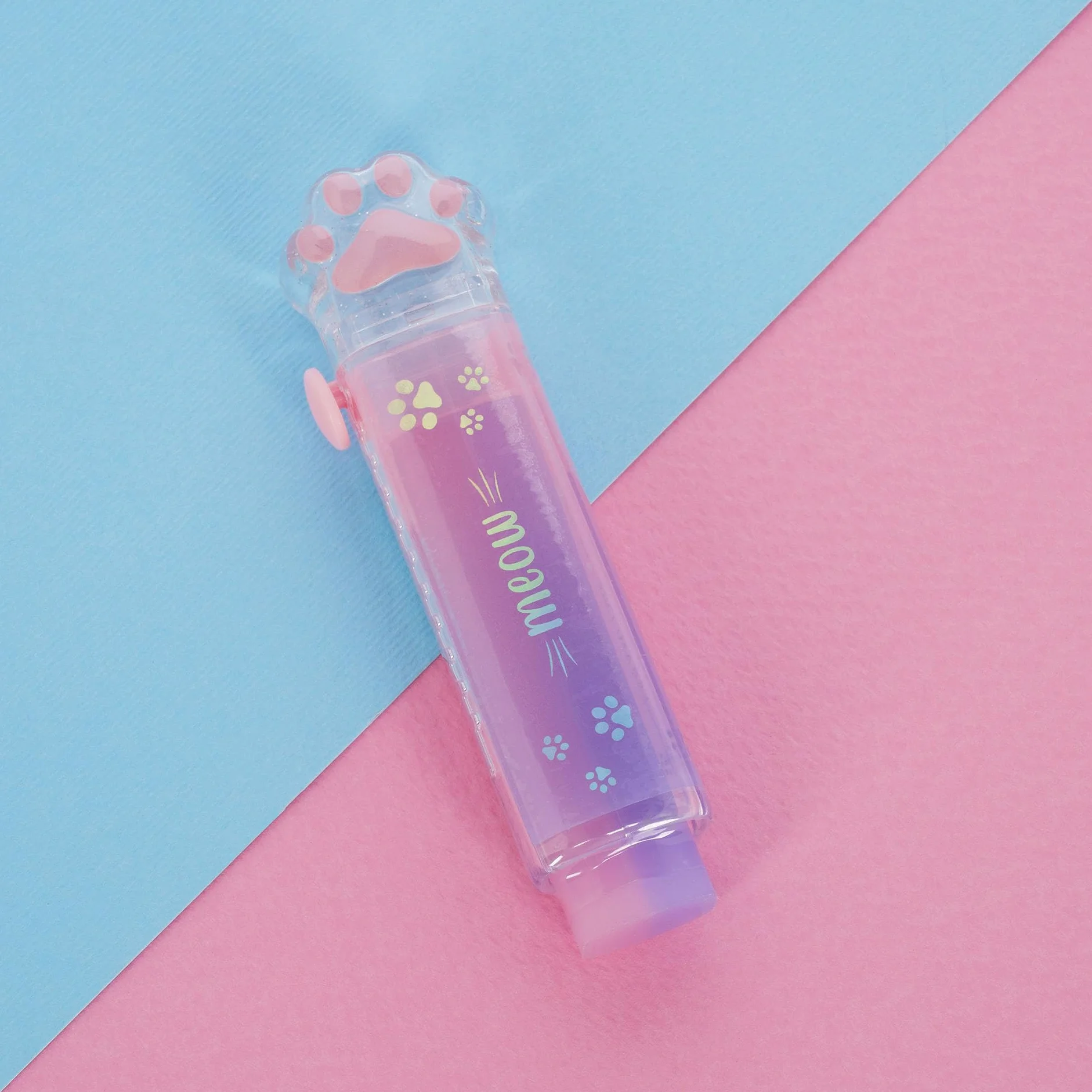 Legami Gomma Retrattile Meow, Cancelleria per Cancellare Matite e Pastelli, Gomma a Forma di Zampa di Gatto, 2,5 x 9,2 x 1,5 cm