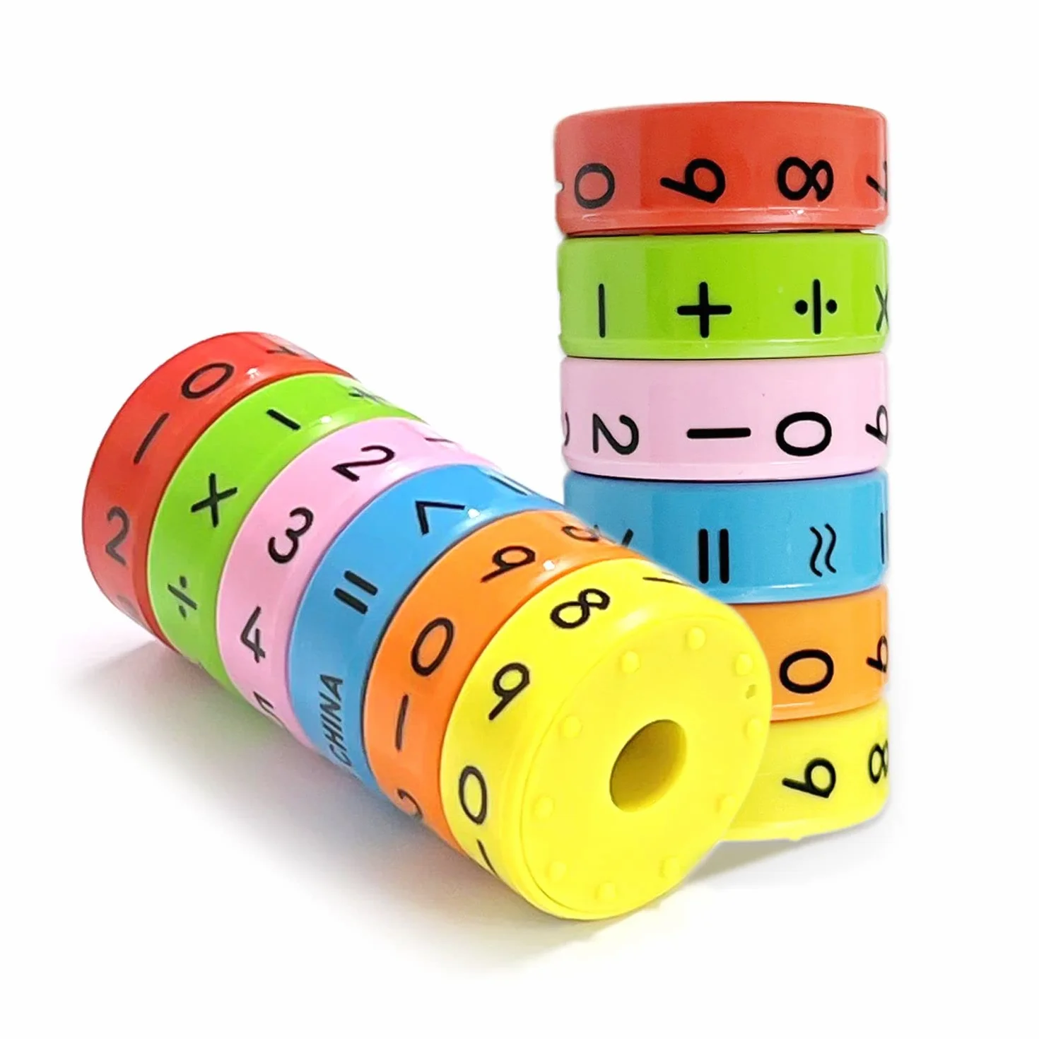 2 giocattoli magnetici per l'apprendimento aritmetico, giocattolo per lo sviluppo del cervello di intelligenza, giocattoli educativi per bambini e bambini.